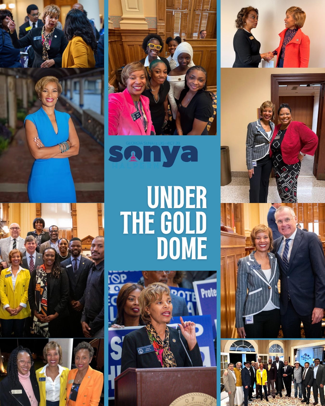 The final stretch under the Gold Dome is complete. I remain focused, grounded, and committed to delivering for Georgia’s families and communities.
Week 12 bought us to Sine Die—the final legislative day—where every decision carried weight. I’ve continued advocating for policies that protect access to affordable transit, ensure our election systems are both secure and practical, and promote fair, transparent economic opportunities for all.
But my work goes beyond legislation. I’m proud to stand in community—uplifting Black women leaders, supporting HBCUs, engaging with students and future healthcare professionals, and championing the entrepreneurs and small businesses that power our local economy— while honoring those whose leadership is creating real impact.
As we move through April, my focus remains clear: thoughtful policy, informed decisions, and building a future that works for every Georgian. The days are long, the pace is fast—but the purpose always comes first.
#Sonya4GA #SonyaOnYourSide