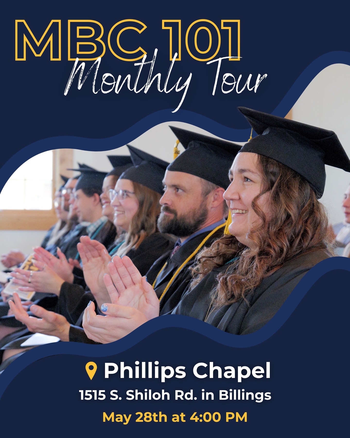 Join us for our May MBC 101 Tour
Come experience what life at MBC is all about:
🔎 Discover our vision
📚 See how students are equipped for life and ministry
🌎 Explore the impact MBC is making
🗣️ Connect with current students
Can’t make it this time?
No worries. MBC 101 happens every month on the fourth Thursday at 4PM.
We’d love to meet you 🤝
Register today 👇
🔗 mbc.edu/events/mbc-101-may
#mbc #montanabiblecollege #biblecollege #christiancollege #montana #collegetour #mbc101