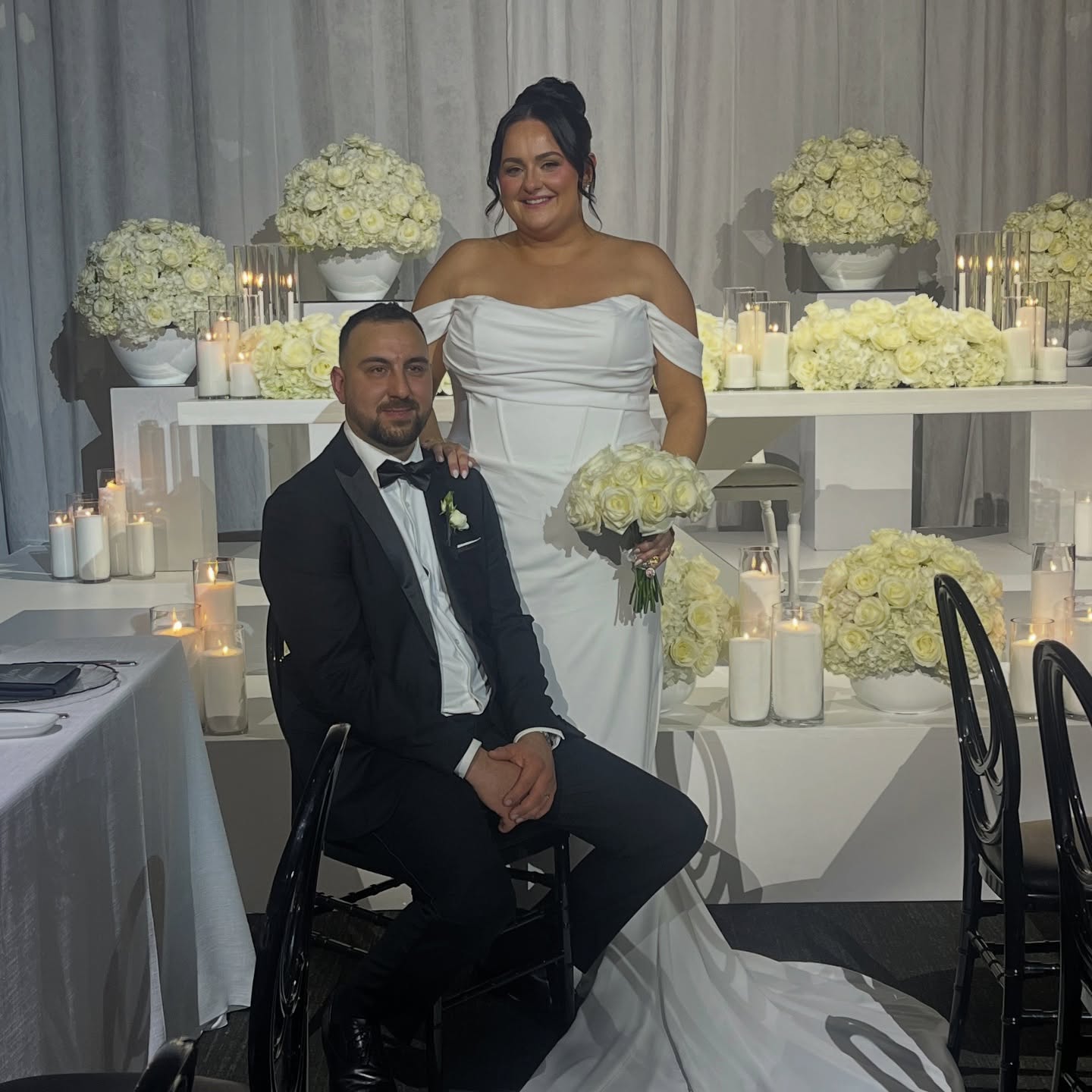 Client Testimonial :
We are so grateful for the incredible work Katherine did for our wedding! The flowers and candles completely transformed the space and created the most beautiful, classy and romantic atmosphere.
Every arrangement was stunning and thoughtfully put together, and the candle setup added such a warm and elegant glow to the room. Her and her team truly brought our vision to life and paid attention to every detail.
From the bouquets to the table arrangements, everything was absolutely perfect and even more beautiful than we imagined. Thank you for helping make our wedding day so special and unforgettable! We received so many compliments from our guests on the flowers and décor.
Julia & Michael
.
.
.
.
.
#torontoweddings #bride #groom #weddingreception #weddingflowers