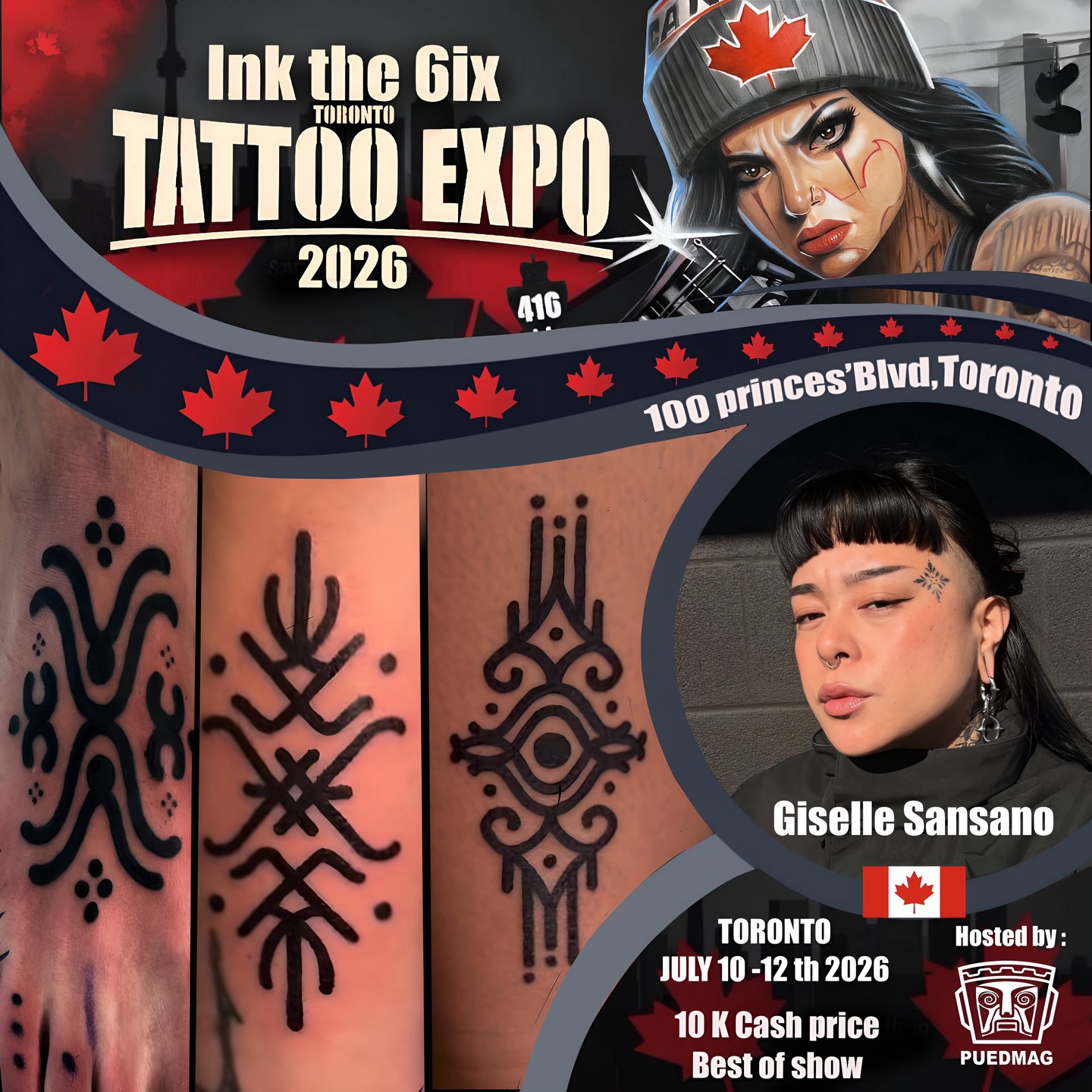 Welcome @shogisanstattoo to the second edition of @inkthe6ixtorontotattooexpo, happening July 10–12, 2026 🇨🇦
If you’re looking to get some incredible, unique artwork, she’s the right choice—DM her directly to book your appointment 🔥
See you all this summer at the Enercare Event Centre in Toronto
You either win with us or watch us win
We the North 💪