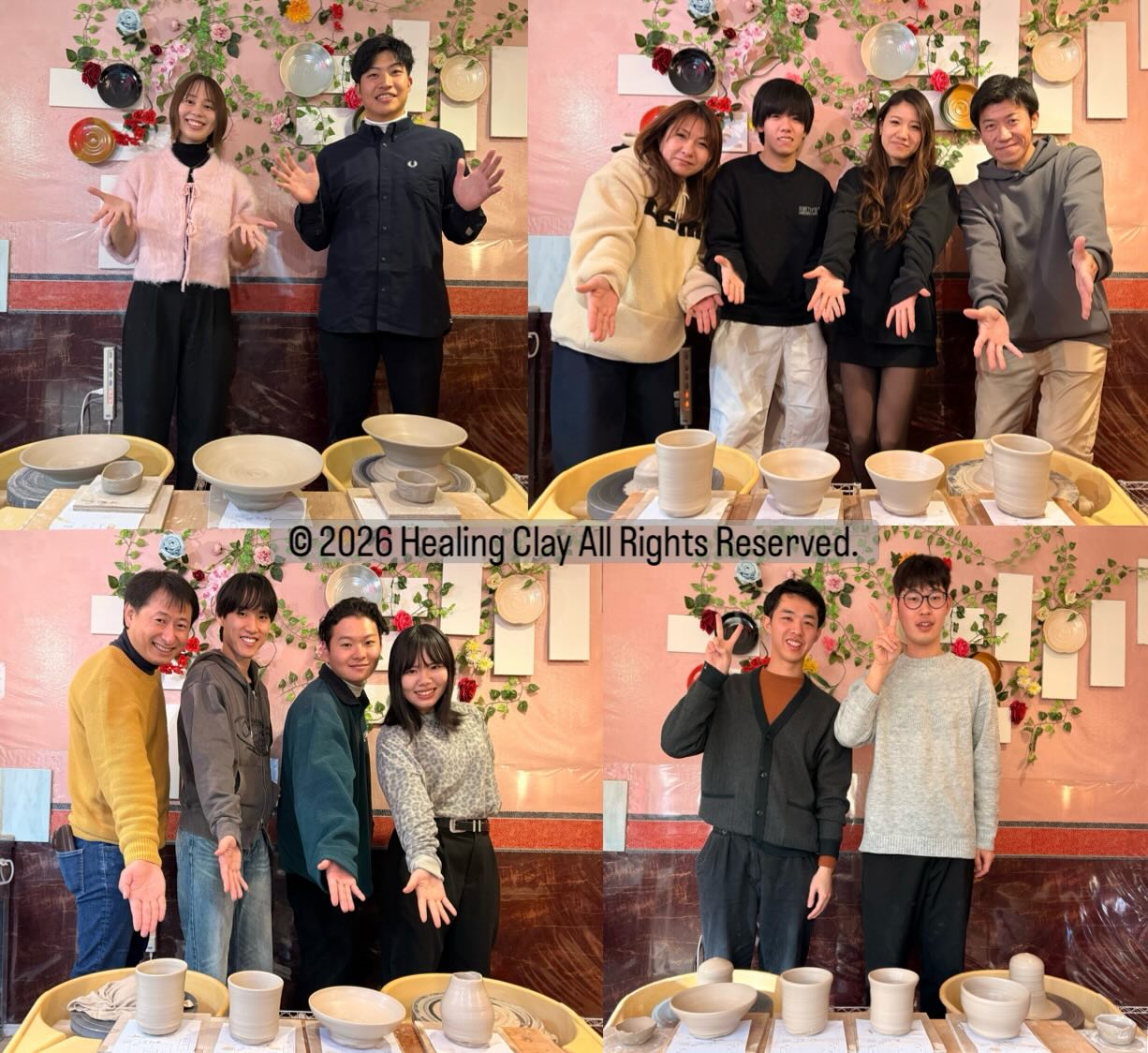 ^_^
Healing Clayを訪れる方々の、この柔らかな表情。
自分の手で土を練り、形を作り上げ、世界にひとつだけの宝物が生まれる瞬間——。
そこには、言葉を超えた喜びと癒やしが流れています
私たちのサロンでは、今、新しい挑戦が次々と形になっています。
🌑 【ヨルロクロ】
光と闇が織りなす幻想的な空間で、究極の没入感を味わう夜の陶芸。
✨ 【豊富な体験プラン】
初めての方でも個室でリラックスして楽しめる電動ろくろ体験や
体験のあとに温泉でととのう、土岐市ならではの贅沢プランまで。
伝統ある窯元のルーツを大切にしながら
今のあなたが一番心地よいと感じる「癒やし」の形を
大切な誰かと、あるいは自分自身と向き合うために。
Healing Clayで、日常を脱ぎ捨てるひとときを過ごしてみませんか?
#