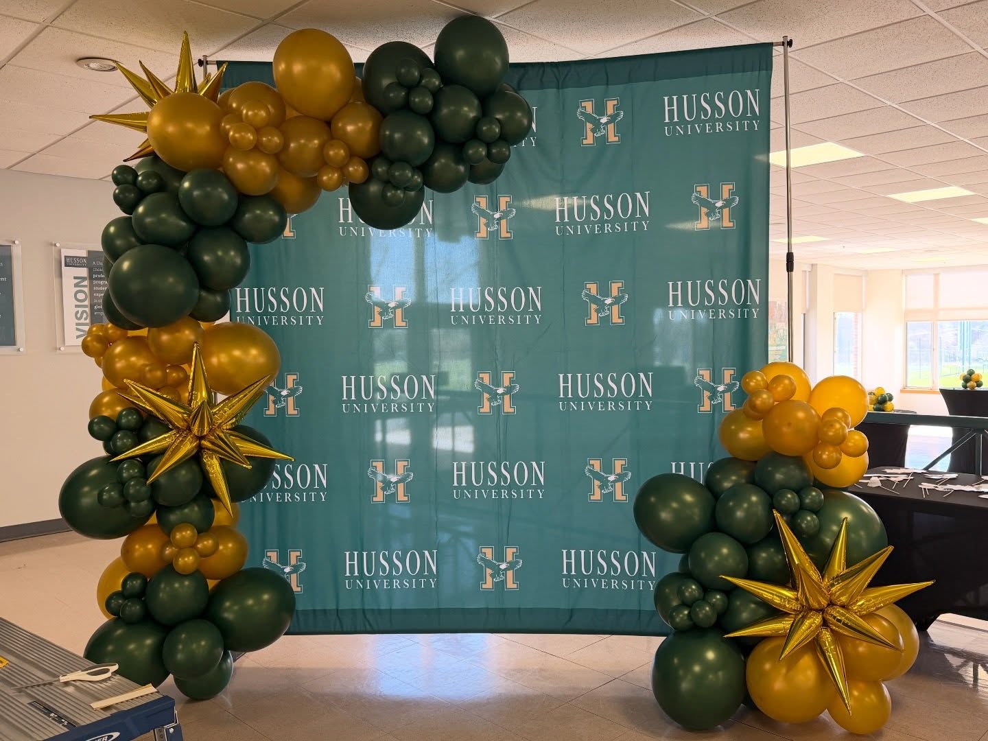 Senior Champagne Toast @hussonu !