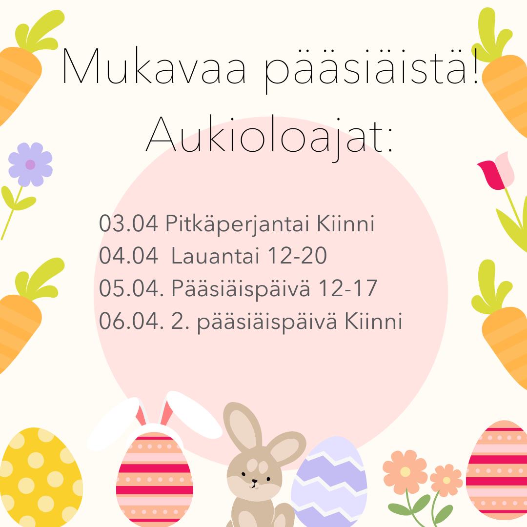 🐣🌮 Pääsiäinen Taco Nitolla 🌮🐣
Iloista pääsiäistä kaikille! 💛
Tervetuloa nauttimaan herkuista myös pyhien aikana – me ollaan täällä teitä varten!
🕒 Pääsiäisen aukioloajat:
Pe: Kiinni
La: 12-20
Su: 12-17
Ma: Kiinni