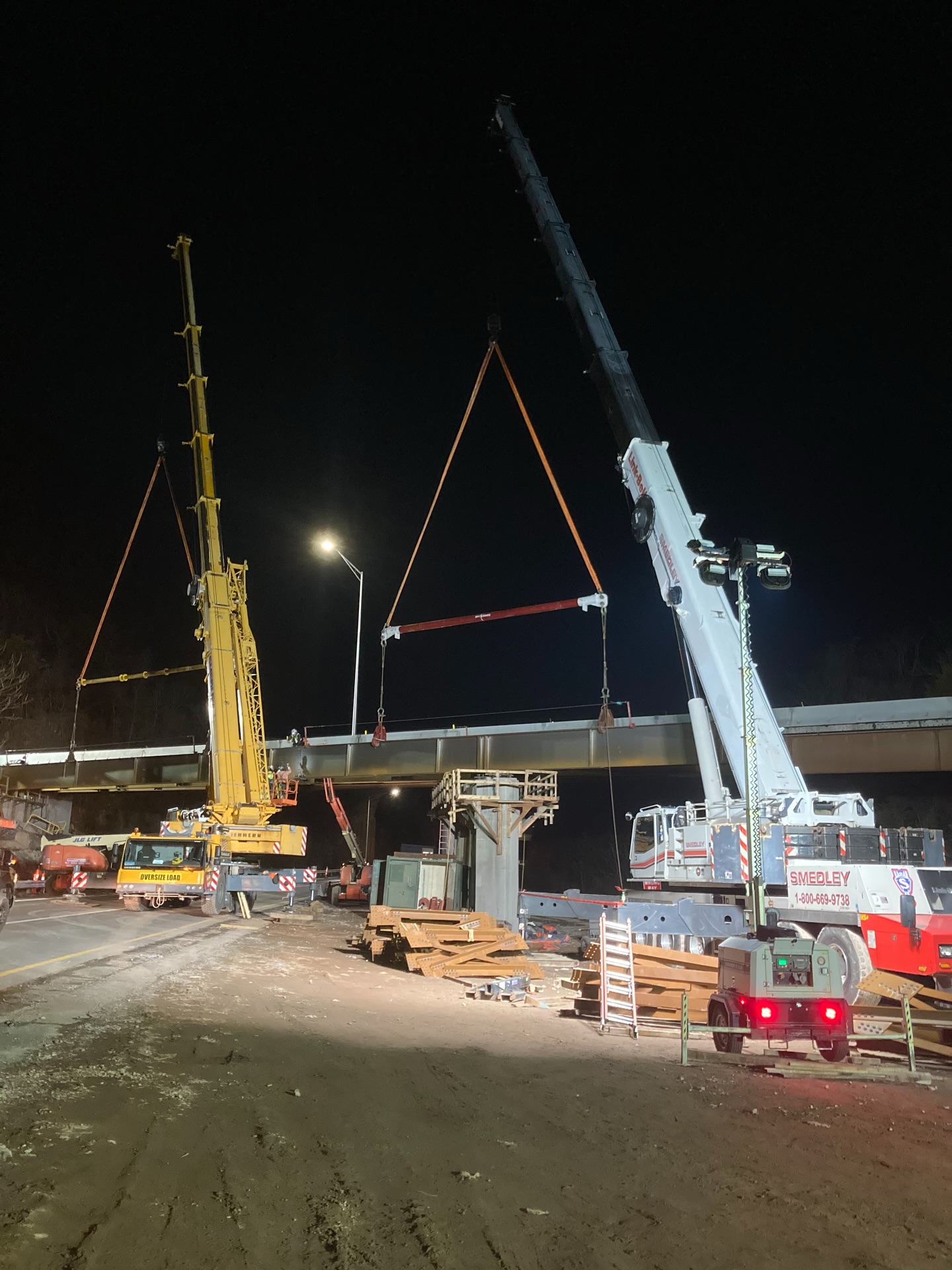 Bridge Girders Going Up in Plainville, CT! 🏗️🌉
Smedley Crane is on-site in Plainville, Connecticut, setting bridge girders for a major infrastructure project. With precision rigging and heavy lifting expertise, our team is safely placing each beam to keep the project moving forward on schedule.
Looking for reliable crane services in Connecticut? From bridge construction and steel erection to heavy lifting and rigging, Smedley has the equipment and experience to handle it all.
📞 203-315-6066
🌐 smedleycrane.com
#SmedleyCrane #CraneServicesCT #PlainvilleCT #BridgeConstruction #BridgeGirders