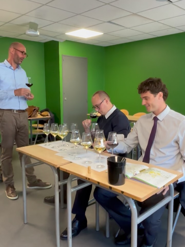 📚 CS Sommellerie – Focus sur les vins de Savoie
Aujourd’hui, nos élèves en formation sommellerie de l’école hôtelière de Nice ont travaillé sur l’analyse sensorielle et l’argumentaire commercial des vins de Savoie aux côtés de leur professeur Fabrice Pepino.
Au programme :
🍇 Exploration des cépages emblématiques
👃 Travail sur la précision aromatique et la lecture des terroirs
📝 Construction d’un discours commercial convaincant et adapté aux attentes des clients
🍷 Dégustations comparées pour affiner la compréhension des styles savoyards
Une séance riche, technique et passionnante, qui prépare nos futurs sommeliers à défendre avec brio l’identité unique des vins de montagne.