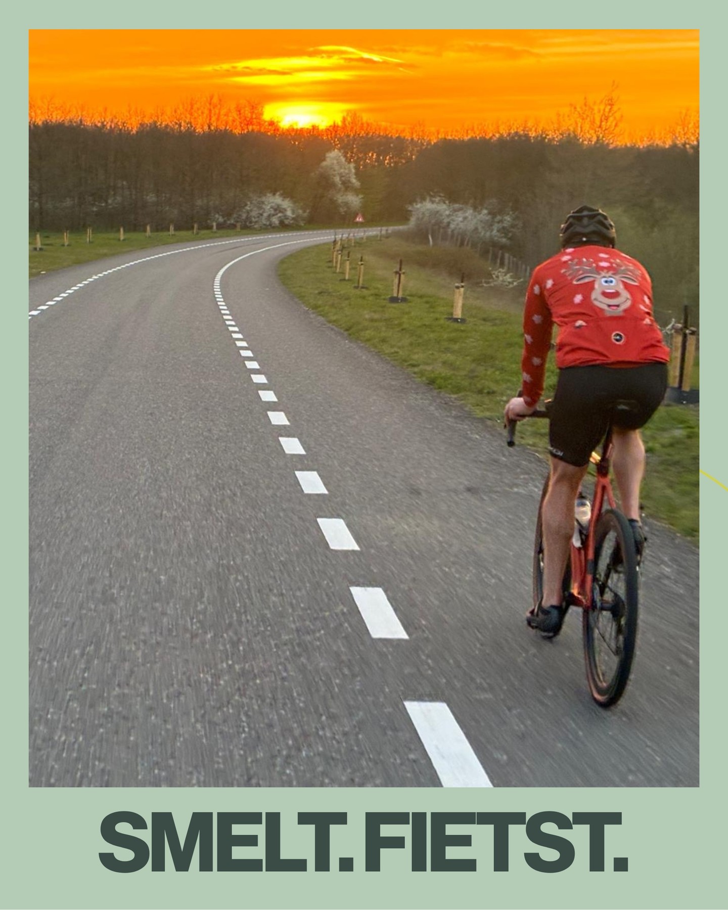 SMELT.FIETST.
Wij zijn geen fietsclub, maar een groep fietsliefhebbers uit Cranendonck die graag samen op de fiets stappen. Iedere dinsdagavond rond 19:00 uur stappen we op bij SMELT Maarheeze. Een van ons heeft een mooie ronde voorbereidt.
We fietsen vaak op twee tempo's. Afhankelijk van de opkomst. Meedoen is vrijblijvend. We communiceren via een app groep. Vooralsnog fietsen we op de weg. Maar we gaan ook graag het gravel op. Dus als je zin hebt, sluit je aan bij SMELT.FIETST.
Doe je ook mee?
Link naar de site in de bio.
Of www.smeltmaarheeze.nl
#fiets #fietsen #cranendonck #mijlvanmares #gravel #fietsen #fietsclub