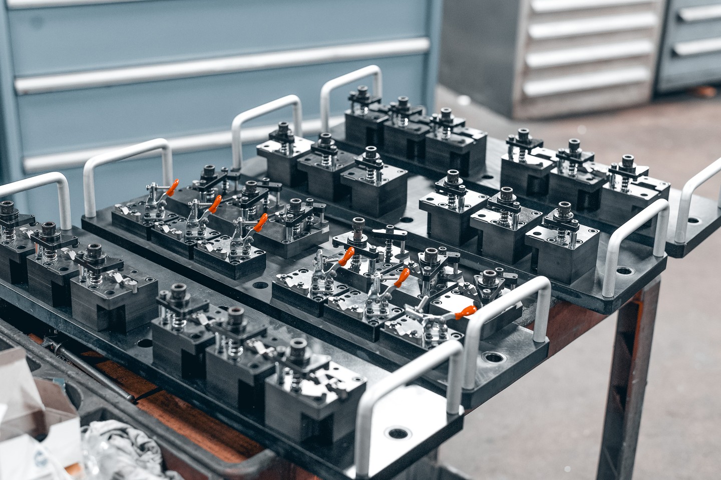 Finishing up two builds that have been in the works for a while. Hundreds of hours across engineering, programming, machining, and assembly — all to get the process right!
These fixtures are built for forgings and castings, with custom vises and quick-change setups to keep things moving and repeatable.
Learn more here: https://www.trunniontable.com/custom-work-holding