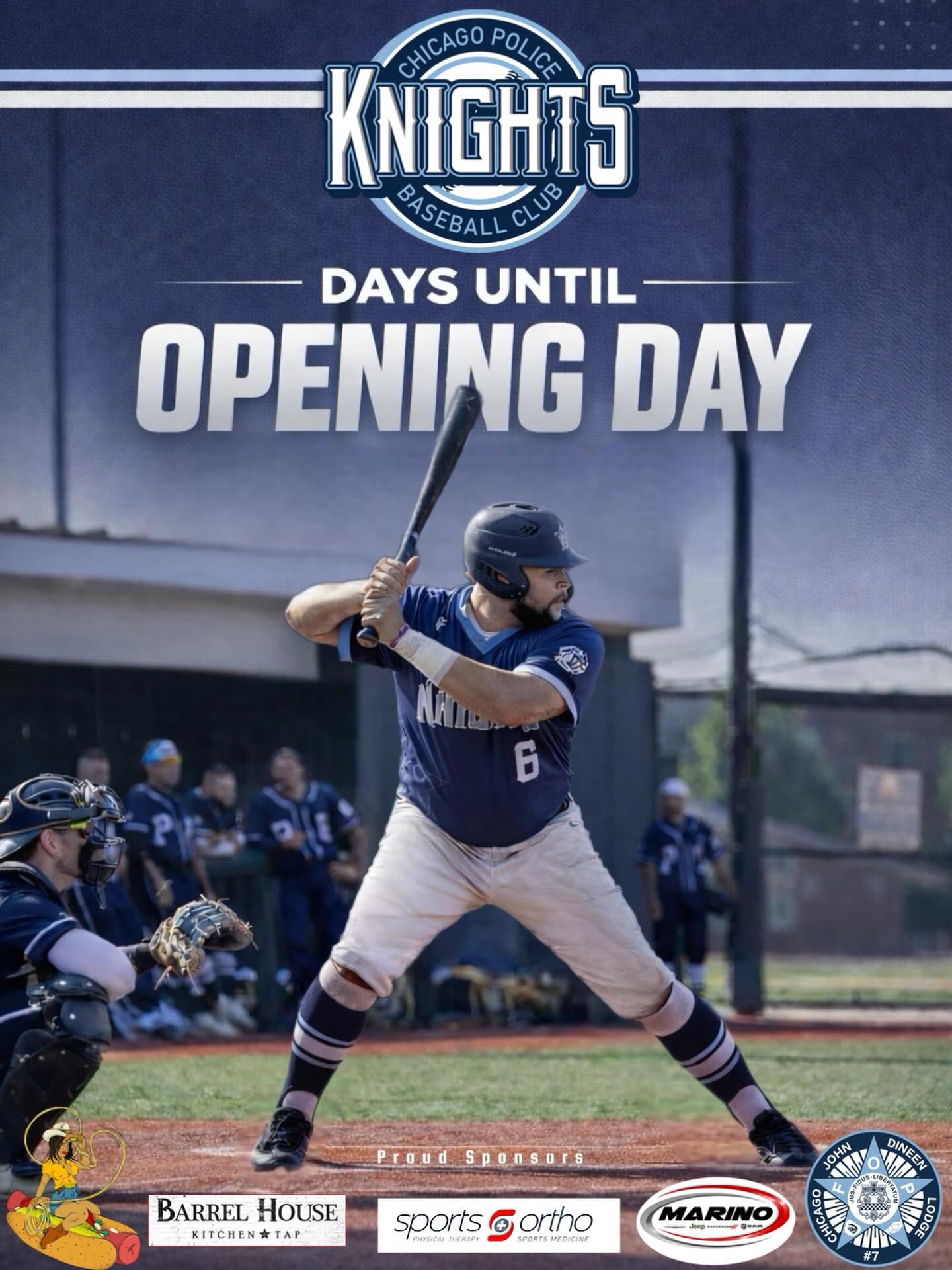 6 Days! 👮🏻♂️⚾️💪🏼
#cpdbaseball #oneteam #chasingthree #letsgo