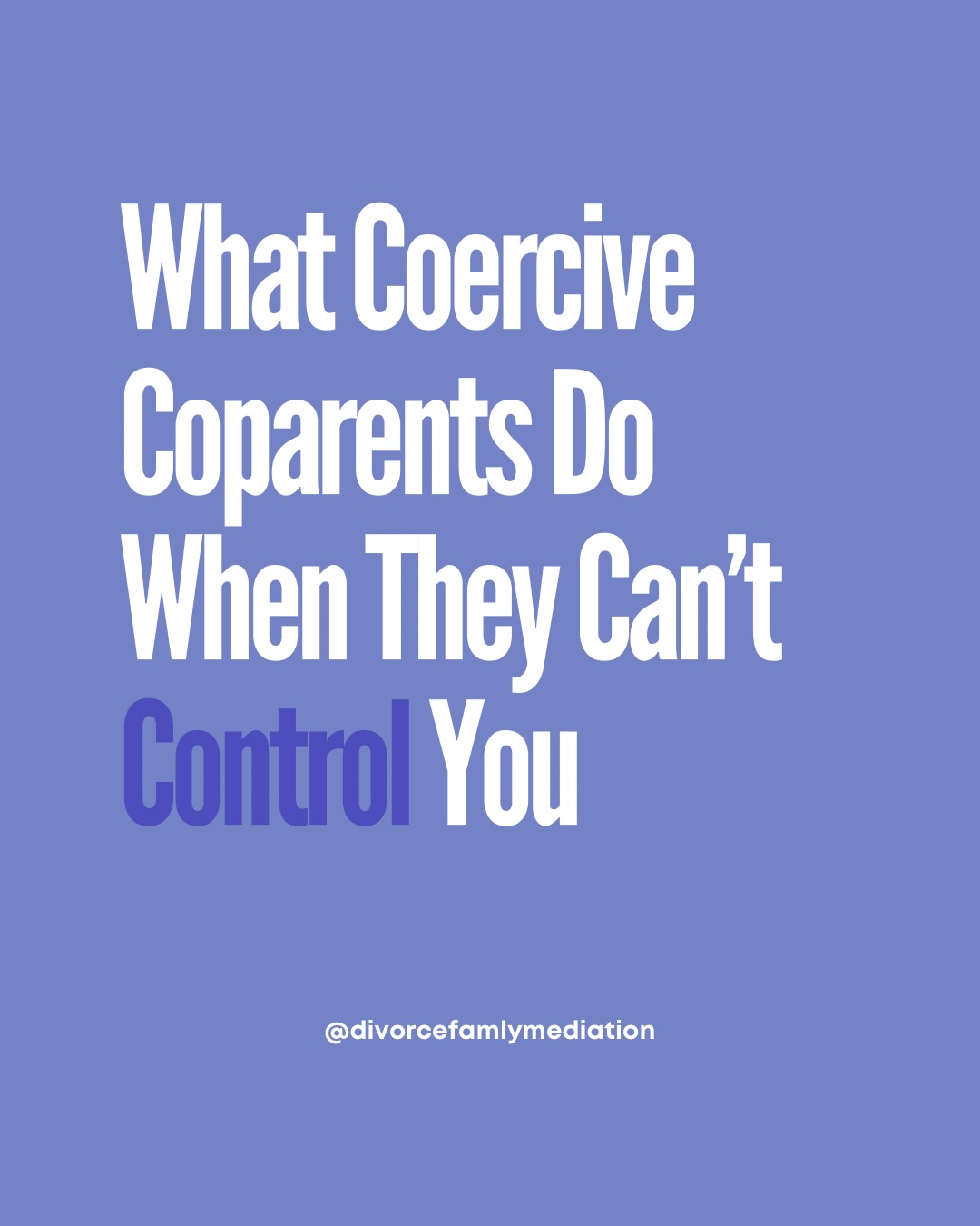 When a manipulative co-parent can no longer control you, their behavior often shifts.
Losing control doesn’t mean they’ve changed, it often means their tactics have.
Staying consistent, calm, and boundary-focused is your power.
Ready to boundary up? Grab our Coparenting Code scripts with over 280 ready to use scripts. Or our bestselling book Boundary Badass.
#coercivecontrol #boundaries #manipulation #documentation #losingcontrol