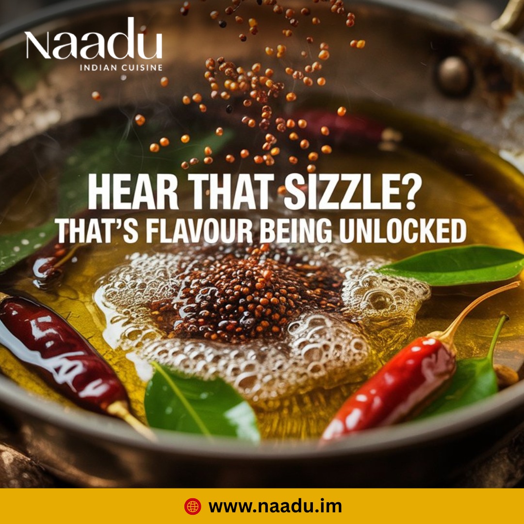 In India, we call it Tarka (or Tadka). In British kitchens, it’s known as tempering.
Many spices are fat-soluble meaning their deepest aromas and flavours are released only when they hit hot oil. That dramatic crackle of mustard seeds and curry leaves? That’s thermal chemistry at work, releasing essential oils that boiling alone can’t extract.
At Naadu, when you hear that sizzle from our kitchen, you’re experiencing centuries of culinary science in motion.
It’s not just cooking it’s chemistry.
📍 Experience the Tarka at 17 Wellington Street
https://www.naadu.im/
#FoodScience #Tarka #AuthenticIndian #NaaduIOM #DouglasDining #IsleOfManEats #SpiceStories #CurryLovers #IndianHeritage #DouglasEats