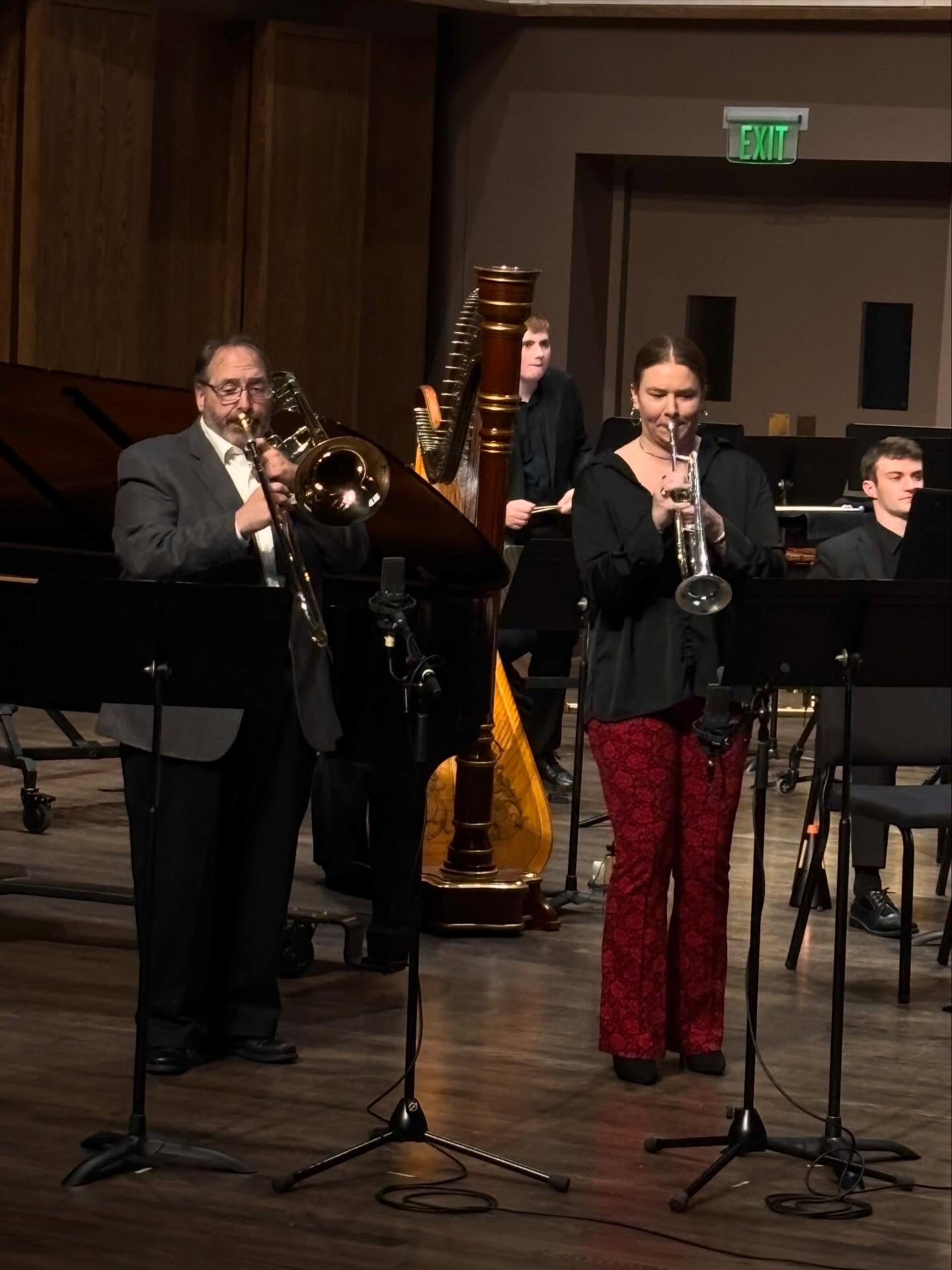 I had a great time performing Fandango by Turrin last night with @tromwolf and the UD Symphonic Band! Huge thank you to @brookehumjohnson for the invitation!! 🎺