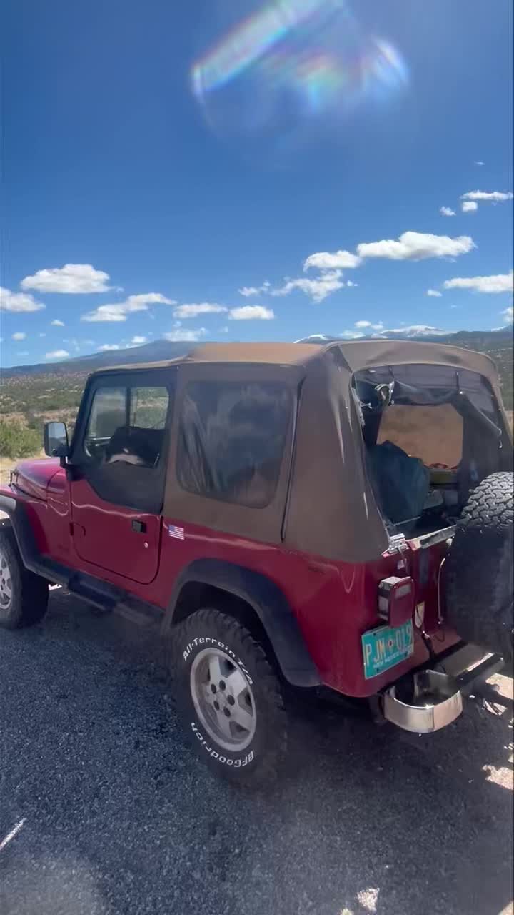 On the High Road to Chimayò the Day before the Big « Good Friday » already some walkers