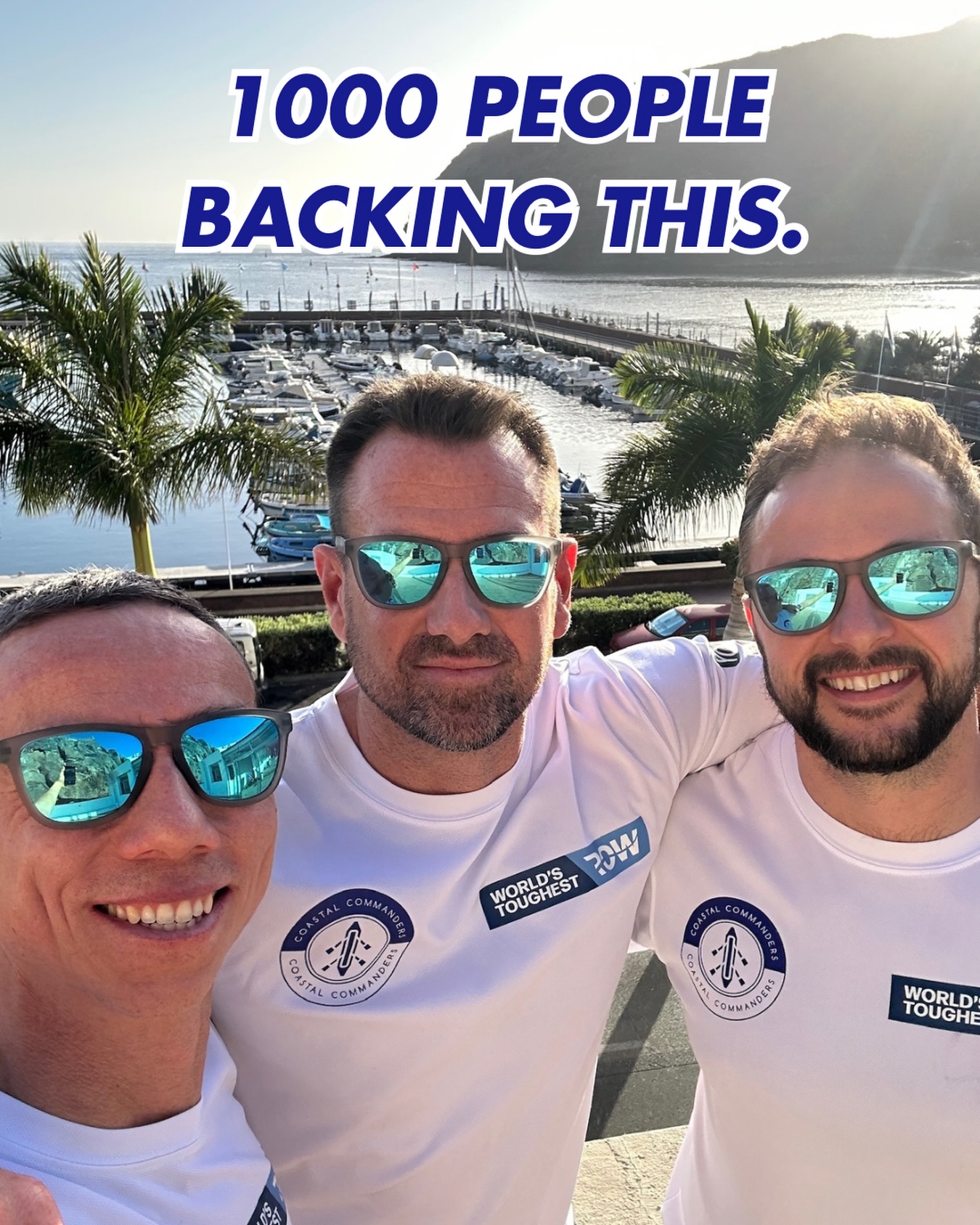 1000 people are following this journey.
That’s 1,000 people backing something bigger than a boat crossing an ocean.
This started as an idea. Now it’s moving—shaped by a few things along the way, including what Jon came through in 2019.
Next stop: getting to the start line, fully funded, and ready to take on the Atlantic.
If you’ve been following, sharing, or supporting—thank you.
If you want to be part of what comes next:
– Share this
– Tell someone about it
– Or get involved: Feed A Rower or join our Flight Level Club