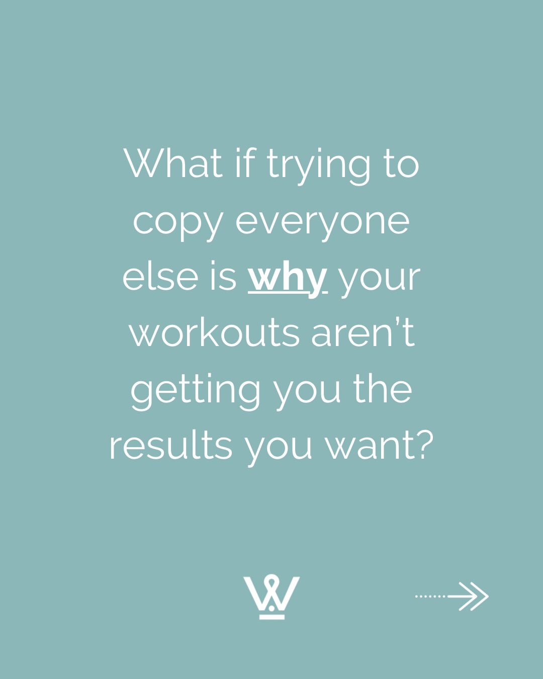 STOP copying everyone else and START training in a way that makes sense for you.
*That’s* how you get the results you seek.
DM to discuss how our Online Fitness Coaching may be the very thing you’re looking for 😊