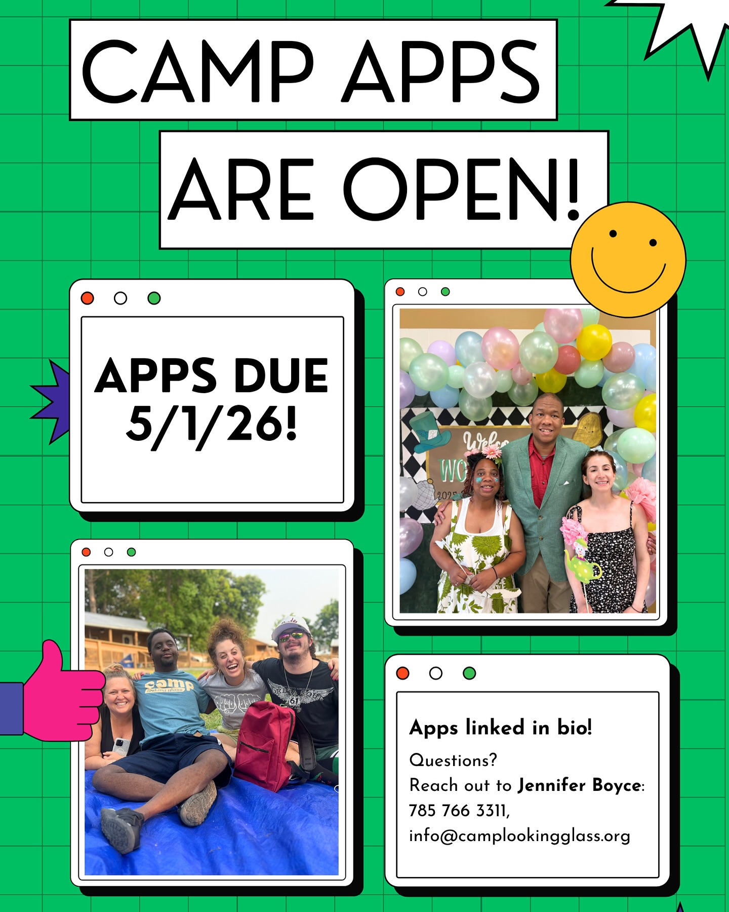 A reminder that summer camp COUNSELOR & CAMPER applications are open!
Head to the link in our bio for a digital application and DM us or reach out directly to Jennifer Boyce for a paper application.
Applications are due MAY 1st! See you this summer! ☀️🌊🐸
