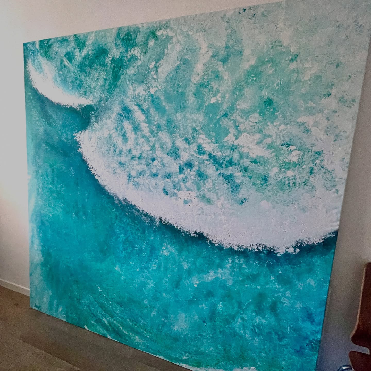 size matters 🤓 Ich mag Kunst in x-large wie dieses: ‚Grande Mezzaforno‘ - verfügbar
#xlargeart #kunststück #meerliebe #océan