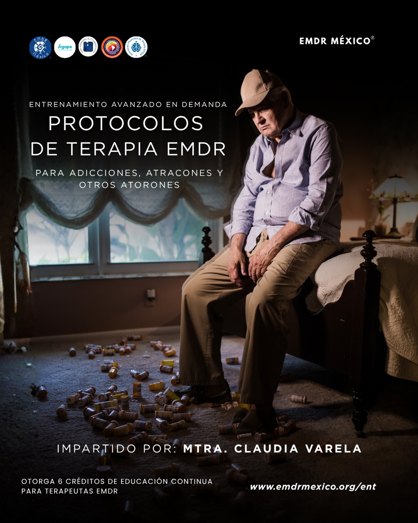 Te compartimos nuestro curso avanzado EN DEMANDA “Protocolos de Terapia EMDR para adicciones, atracones y otros atorones” dirigido a terapeutas EMDR impartido por la Mtra. Claudia Varela.
Este curso te entrenará en la aplicación de 3 protocolos de Terapia EMDR:
🔷El protocolo CRAVEX (Extinción del Craving) del Dr. Michael Hase para disminuir la urgencia o craving.
🔷El Protocolo Feeling State Dr. Robert Miller para identificar y trabajar con el estado emocional relacionado a la adicción.
🔷El Protocolo FFComAdicc (Flash Forward para Compulsiones y Adicciones) por la Mtra. Claudia Varela para trabajar con las emociones positivas y negativas asociadas a la adicción.
Para más información e inscripciones, visita https://www.emdrmexico.org/ent o envíanos mensaje a nuestro whatsapp +52 222 530 4922
#emdrtherapy #terapiaemdr #emdrmexicol #adicciones