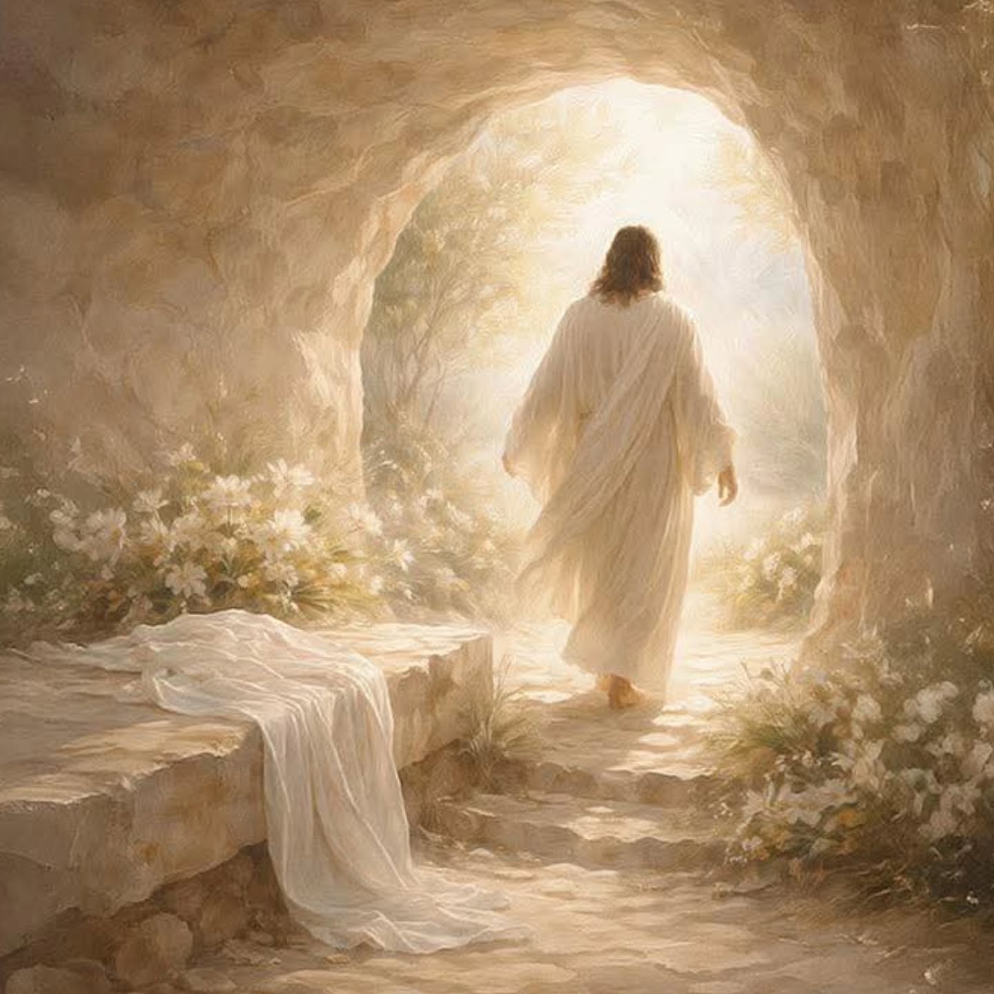 Hoy es Pascua...
y algo dentro de mí
no quiere pasar esto por alto apresuradamente.
Porque lo decimos tan rápido:
Él ha resucitado.
Y seguimos adelante.
Pero, ¿comprendes
lo que eso significa?
Significa que...
el cuerpo
que colgó de una cruz,
los pulmones
que dejaron de respirar,
el corazón
que fue traspasado...
volvieron a funcionar.
No simbólicamente.
Literalmente.
Él estaba muerto.
Y entonces...
ya no lo estaba.
Y no puedo dejar de pensar
en la quietud de aquella tumba.
En cuán oscura debió ser.
En cuán definitivo debió sentirse todo.
En cómo la muerte nunca
había perdido antes.
Todo otro cuerpo
que entró en una sepultura...
se quedó allí.
Toda otra historia
que terminó en muerte...
terminó.
Hasta Él.
Hasta Jesús.
Porque la muerte
se encontró con algo que nunca antes había hallado.
Un Salvador
que no solo murió,
sino que tenía la autoridad
para recuperar Su vida.
Y me pregunto
cómo habrá sonado eso...
cuando el aliento volvió a llenar Sus pulmones.
Cuando el silencio se rompió.
Cuando la tumba
se dio cuenta
de que no podía retenerlo.
Porque la piedra
no fue removida
para que Él pudiera salir.
Fue removida
para que nosotros pudiéramos ver.
Ver que la muerte
no tiene la última palabra.
Ver que el pecado
no tiene la última palabra.
Ver que tu historia
no termina
en la tumba.
Porque si Jesús
salió caminando de ella,
entonces nada
está demasiado perdido.
Ni tu pasado.
Ni tus errores.
Ni las cosas que has sepultado
y de las que has intentado seguir adelante.
Ni siquiera esas partes de ti
que se sienten completamente muertas.
Porque esto es lo que significa la Pascua.
Significa que la muerte
ha sido derrotada.
Significa que la esperanza
no es frágil.
Significa que la oscuridad
no gana.
Significa que Dios
aún no ha terminado.
Y si Él pudo entrar en una tumba
y salir de ella con vida,
entonces Él puede entrar en tu vida
y hacer lo mismo.
Así que hoy...
no te limites a decir:
«Él ha resucitado».
Siéntelo.
Deja que te sacuda.
Deja que te confronte.
Deja que te transforme.
Porque Jesús...
no está en la tumba.
Él está vivo.
Y eso...
lo cambia todo. 🤍
#ÉlHaResucitado #JesúsEstáVivo #JesusIsAlive