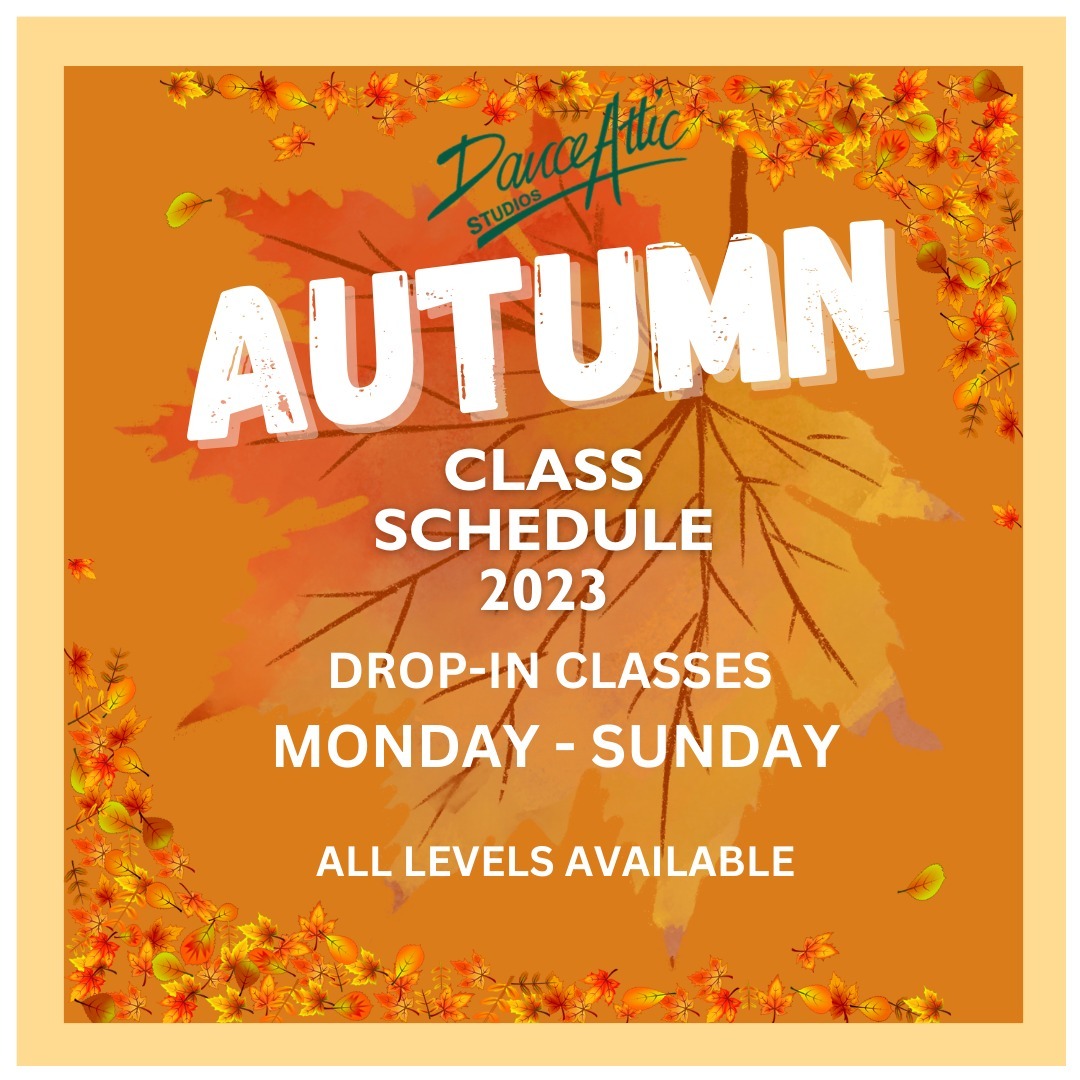 AUTUMN CLASS SCHEDULE
We have a great variety of classes this autumn, with two new classes added to the timetable!
No pre-booking required - just show up and dance !
#danceatticstudios #londondance #dropinclasses #fulham #danceroflondon