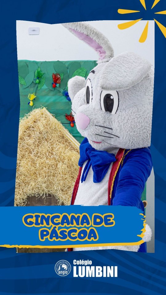 🐰 UM DIA PARA FICAR NA MEMÓRIA
A Gincana de Páscoa e a visita dos coelhinhos deixaram nosso colégio ainda mais cheio de alegria, brincadeiras e momentos especiais que vão ficar na memória dos nossos alunos. 💛🐰