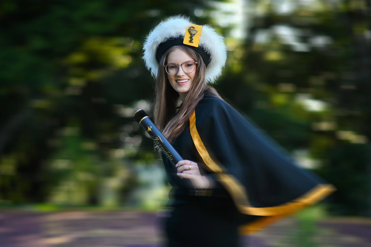 Ensaio individual de formatura da Jéssica Tomazi ✨️🎓 @farmaciaurifw 💊❤️