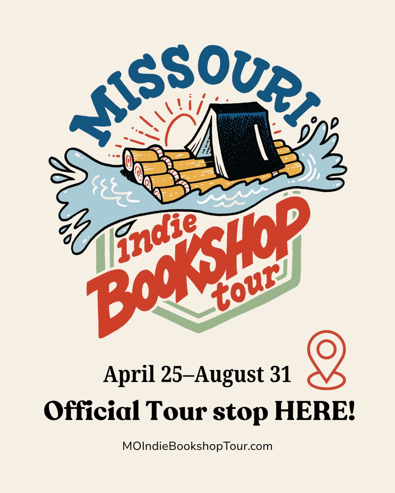 The FIRST Missouri Indie Bookshop Tour kicks off in a few weeks! Start HERE on Independent Bookstore Day! We have so many fun activities planned! #community #indiebookshop #visitwashmo #moindiebookshoptour #visitmissouri