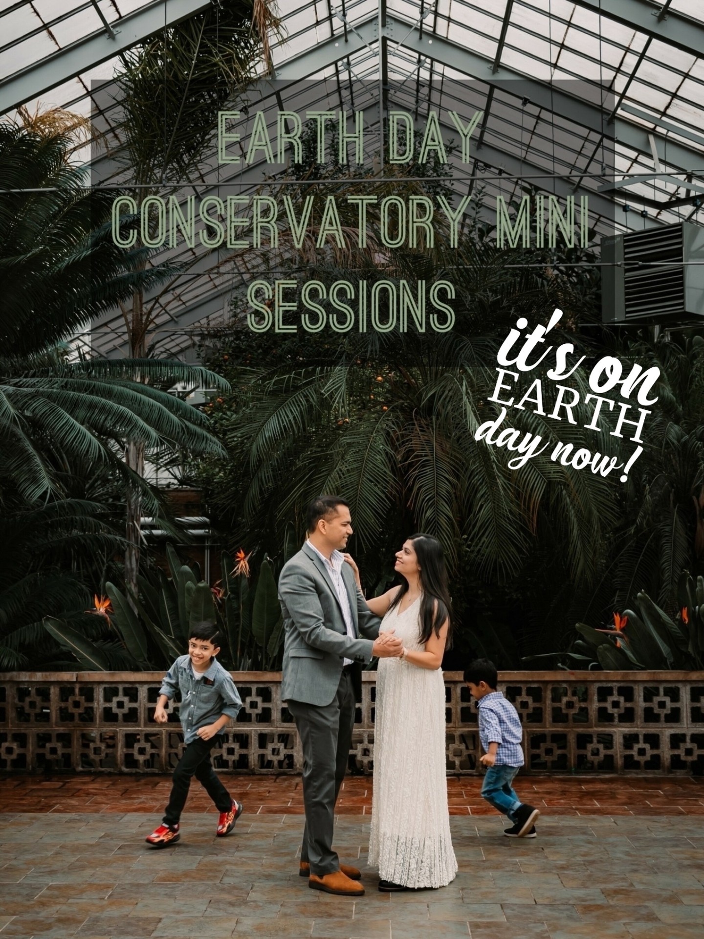 🌿 EARTH DAY CONSERVATORY MINI SESSIONS 🌿
(NEW DATE)
If you’ve been craving greenery and spring vibes, I have something really special coming up…
I’ll be hosting a handful of mini sessions inside the lush, tropical setting at the Potawatomi Conservatory
The warm light, the greenery, the feeling of being surrounded by plants—it honestly feels like stepping right into spring.
Date: April 22 (Earth Day)
Time: 4:00–5:00 PM
Only 4 sessions available
Because of timing and space, I’m only able to offer four sessions total—so once they’re booked, they’re gone.
These are perfect for:
– families
– kids
– updated portraits
– or just capturing this season in a simple, beautiful way
If you’ve been wanting photos but don’t need a full session, this is such a good opportunity
Message me “EARTH DAY” and I’ll send over the booking link!