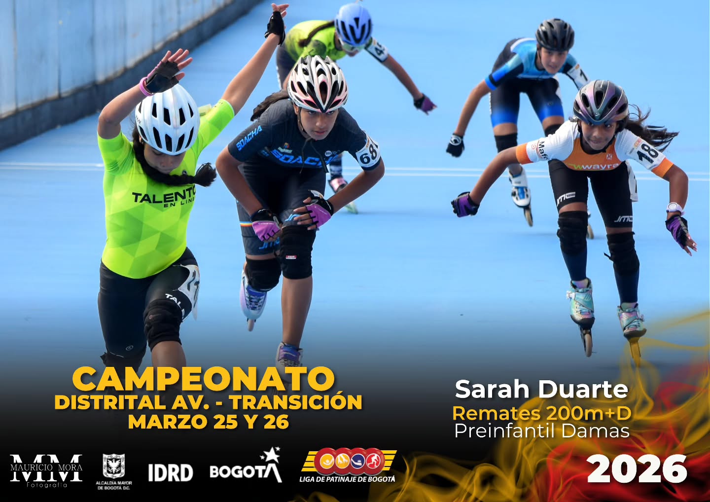 Grandiosos resultados en el Campeonato Distrital de Transición 🔥
El pasado 25 y 26 de marzo se llevó a cabo esta importante competencia Avalatoria para las categorías Pre infantil, Infantil y Junior.
El PRD el salitre fue el escenario de emociones competitivas, compañerismo y unión familiar 💛❤️
En esta oportunidad se realizaron 3 pruebas en pista y 2 en el circuito
• Remates
• Eliminación
• Relevos
• Puntos
• One Lap
Compartimos algunos resultados de los deportistas destacados en las diferentes pruebas realizadas durante las jornadas de carrera 🏁
Felicitamos a todos los deportistas participantes por su desempeño
#bogotátierradecampeones
📸 @moraortegamauricio