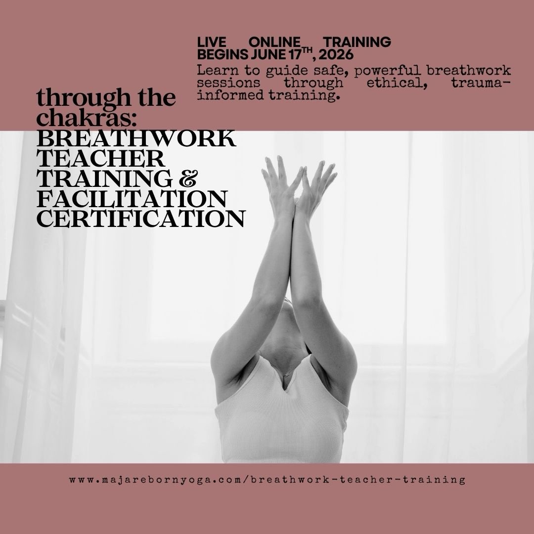 .
Ready to expand your impact and confidently hold space for others? ✨
This live, 50-hour virtual Breathwork Facilitator Training is designed to support your growth every step of the way. With a flexible format, you’ll have the time and space to truly integrate what you learn—while becoming ethically compliant with the GPBA.
Even better? This is the only training in Orange County, CA offering this level of accreditation.
✨ Elevate your skills
✨ Stand out as a facilitator
✨ Learn to guide others safely and intentionally
This is more than a training—it’s a transformation.
Spots are already filling up, and spaces are limited, so don’t miss out!
🔗 Head to the link in my bio to learn more + register!
See you on your mat 🤍
#breathworkfacilitator #breathworktraining #somatichealing #orangecountywellness #majarebornyoga