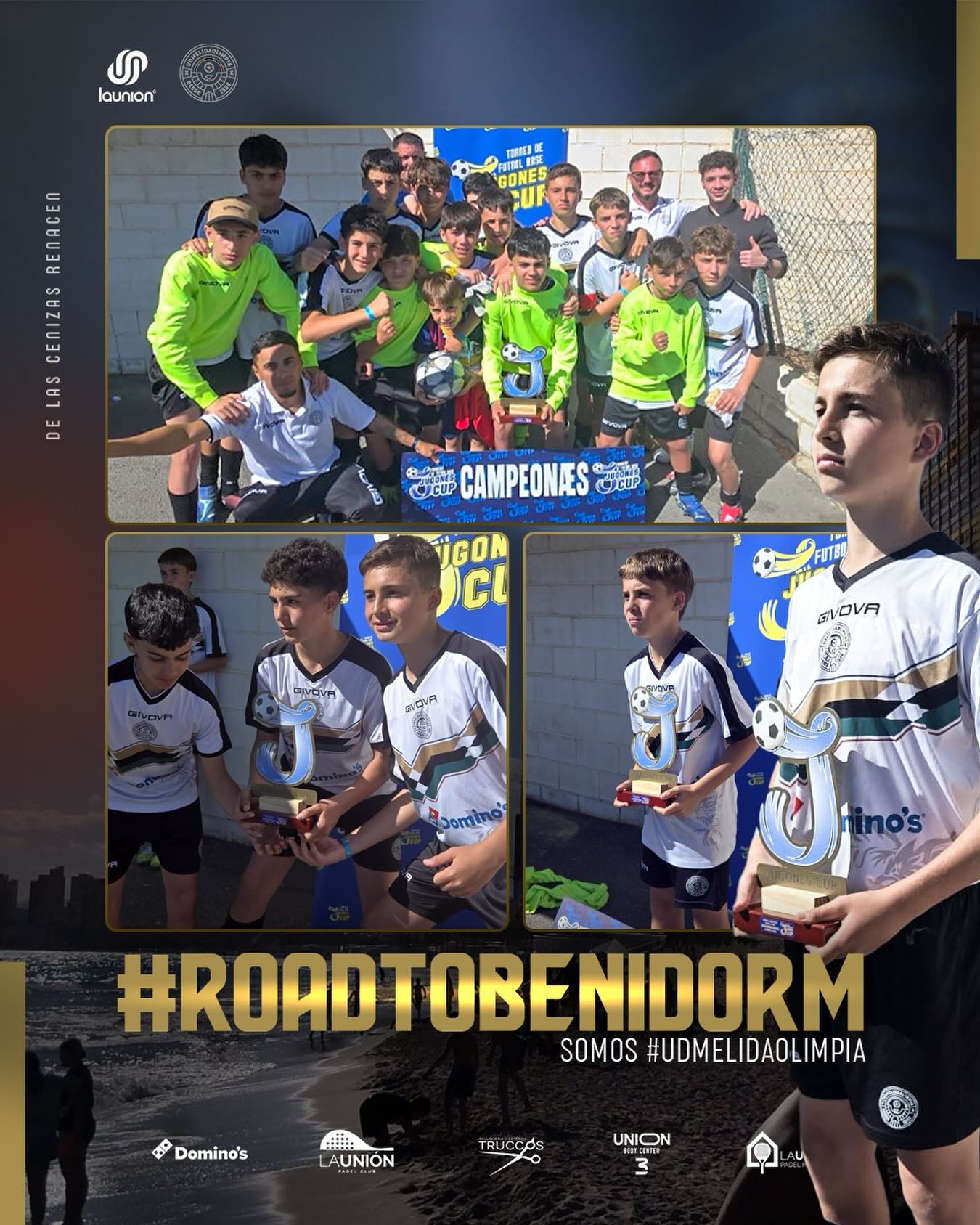 El esfuerzo dio sus frutos. 🥇🤩 #FutbolBase #RoadToBenidorm