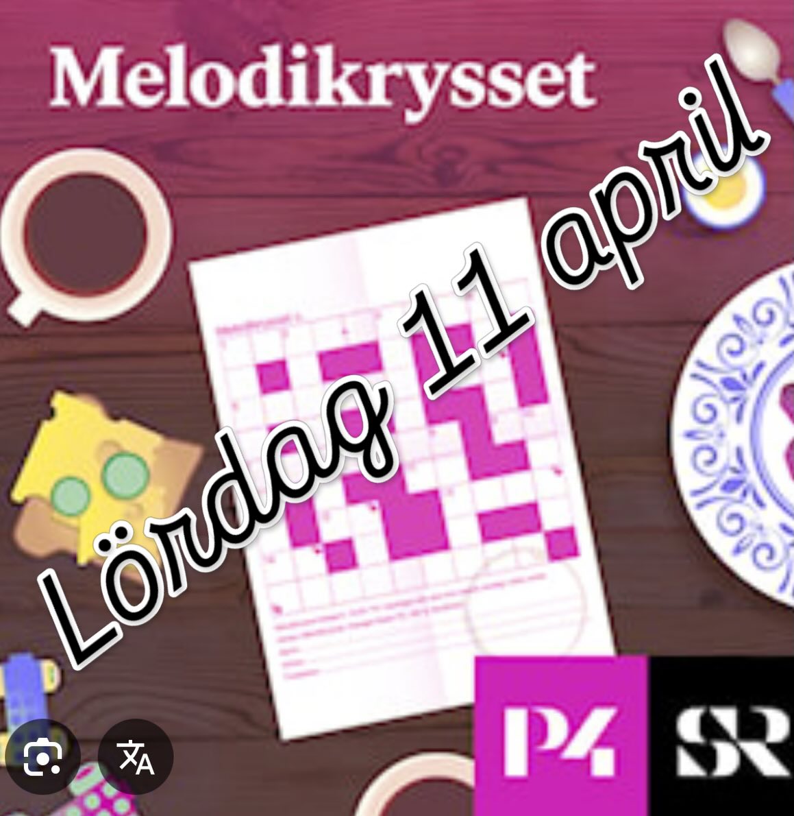 På lördag 11/4 serverar vi frukost följt av Melodikrysset ☕️ 🎶 🔥
09.00 - 10.00 Brasan är tänd och frukosten dukas upp.
10.00 - Full fokus fokus på Melodikrysset
10.30 - Påtår med nybakade bullar
11.00 - 15.00 Lillåstugan öppet för alla
🧇 ❤️
OBS! Endast förbokning gäller, begränsat antal.
Bokning sker på info@lillastugan.se
250kr/pers
Varmt välkommen 😊