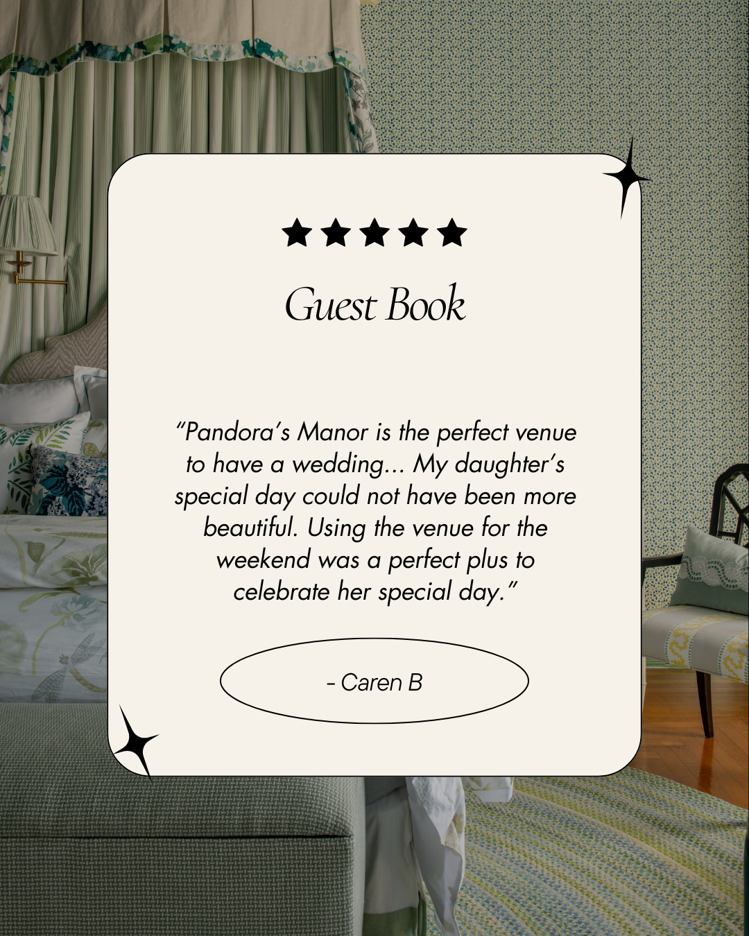 The key to unforgettable stays? Just ask our guests at Pandora’s Manor! 🗝️
“Pandora’s Manor is the perfect venue to have a wedding... My daughter’s special day could not have been more beautiful. Using the venue for the weekend was a perfect plus to celebrate her special day.” - Caren B
#visithp #explorenc #boutiqueinn