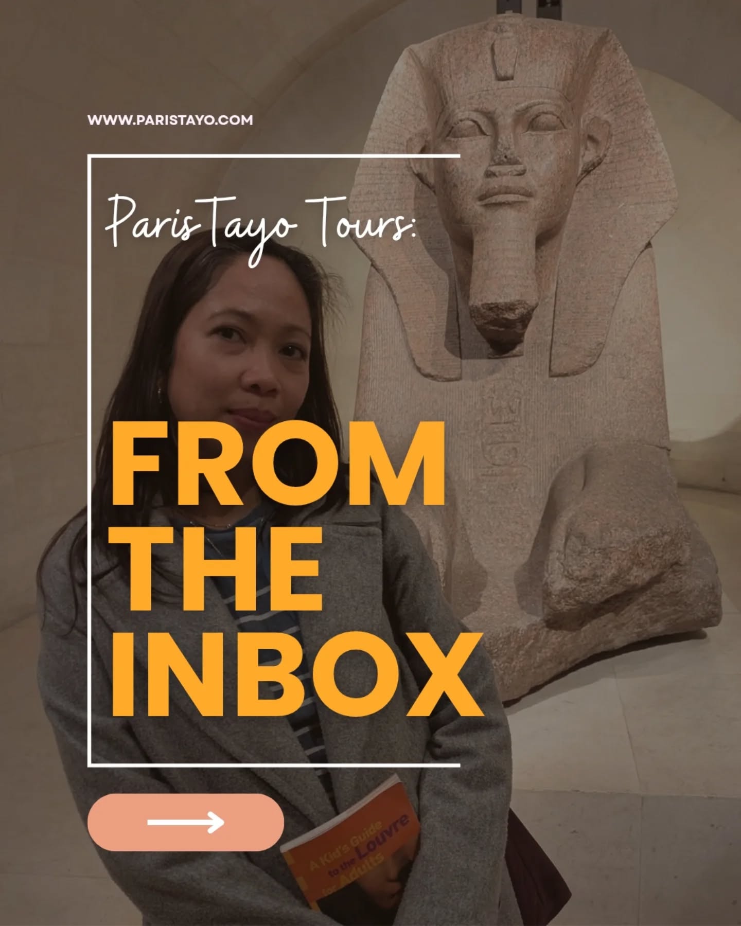 𝗣𝗮𝗿𝗶𝘀𝗧𝗮𝘆𝗼𝗧𝗼𝘂𝗿𝘀: Always grateful to each and every client who booked me. It warms my heart that I get to share Paris with you with a deeper appreciation and meaning. I'm also a firm believer that we aligned with the people we are meant to meet.😍
Merci beaucoup for your support, generosity, and kindness.💖
Hope to meet more of you in my tours. Kaya book na!😉
www.paristayo.com