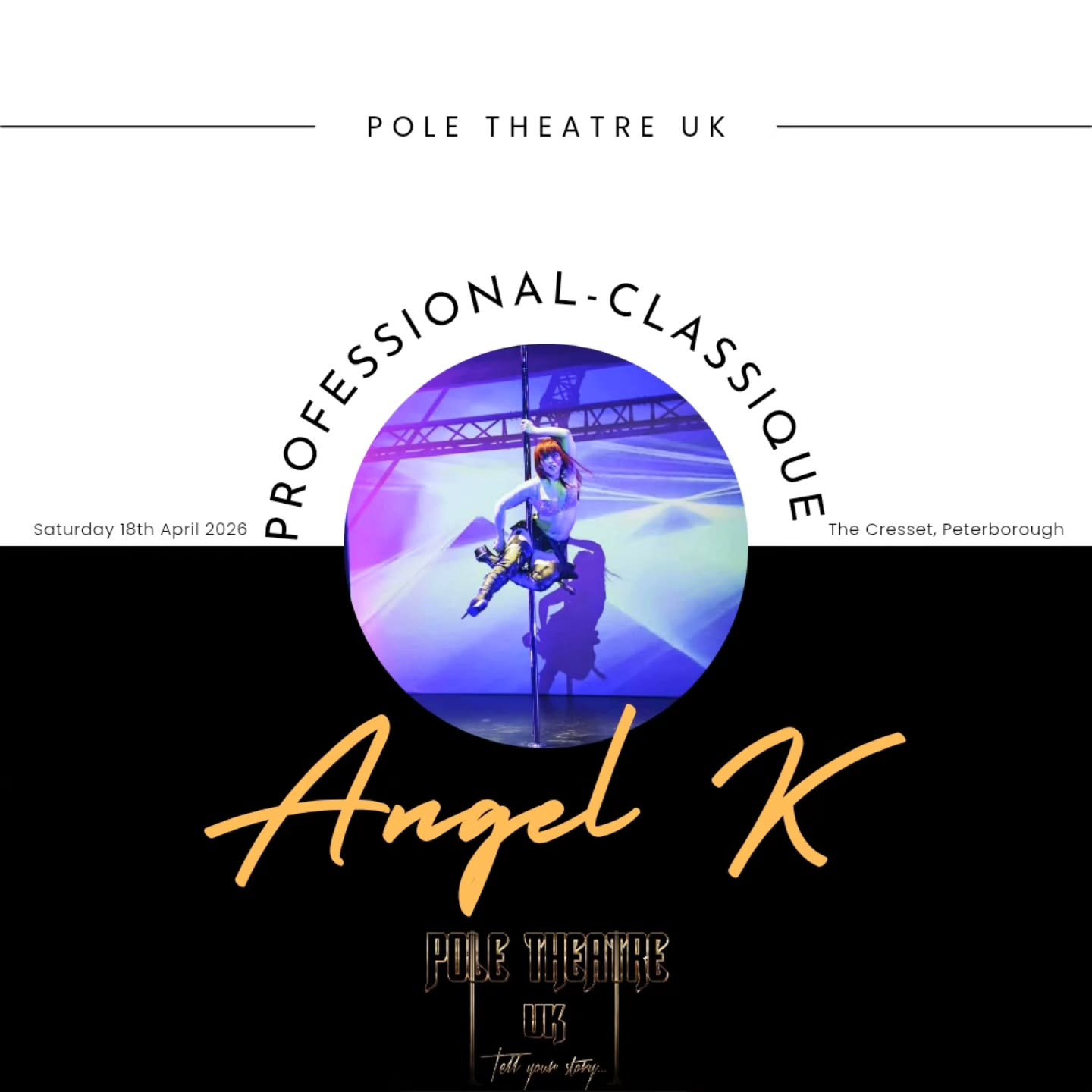 Whose excited to meet our glorious contestants! ✨️
Professional- Pole Classique
Angel K
@angel_k_pole
Have you got your tickets yet? 🎟
www.poletheatreuk.com
#poletheatreuk #poletheatre #pole
