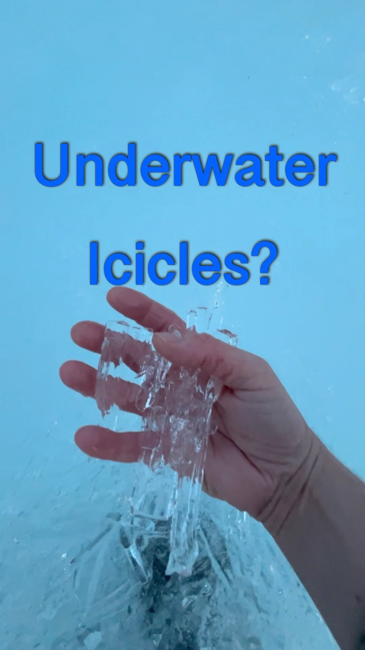 Underwater icicles? #Pleaseexplain #thetoolpulse