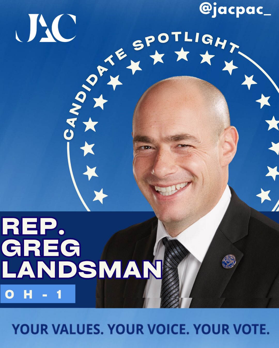 At a moment of rising antisemitism and ongoing gun violence, leadership matters more than ever.
Rep. Greg Landman represents a commitment to safety, accountability, and protecting our communities.
This race is critical to securing a House majority that reflects those values. Let’s do our part to help get him re-elected.
🔗 jacpac.org/JAC-candidates
#Impact26 #WinTheHouse #JACPAC