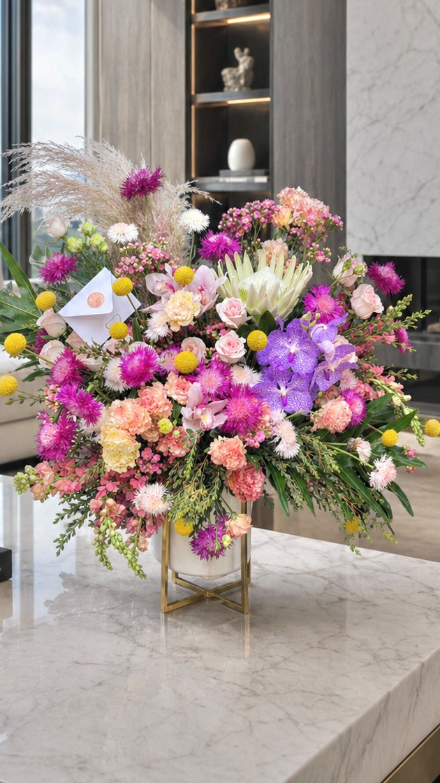 ¿Dónde comprar flores de lujo para el 10 de mayo en Polanco CDMX con entrega el mismo día?
El 10 de mayo no es una fecha para improvisar, pero tampoco para repetir lo de siempre.
Si estás buscando comprar flores de lujo en Polanco CDMX con entrega el mismo día, la diferencia está en elegir un arreglo que, desde que llega, se sienta resuelto.
En Florilegio MX desarrollamos composiciones donde la selección floral, el volumen y la paleta trabajan en conjunto para lograr un resultado con presencia real, no solo visual.
No son arreglos pensados para “cumplir”, sino para destacar en un día donde todo el mundo regala flores.
Y justo por eso, la disponibilidad se vuelve limitada conforme se acerca la fecha.
Es la elección para quienes quieren hacer bien las cosas, incluso cuando el tiempo es corto.
Entregas el 10 de mayo en Polanco, Lomas de Chapultepec, Bosques de las Lomas, Santa Fe, Interlomas y zonas exclusivas.
#Flores10DeMayo
#FloreriaPolanco
#EntregaMismoDia
#FloresDeLujoCDMX
#FlorilegioMX