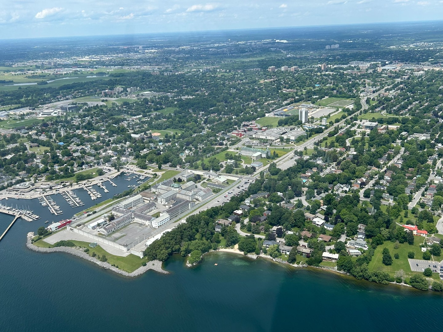 A little peek at Kingston Pen, Fort Henry and Cedar Island - from the air!