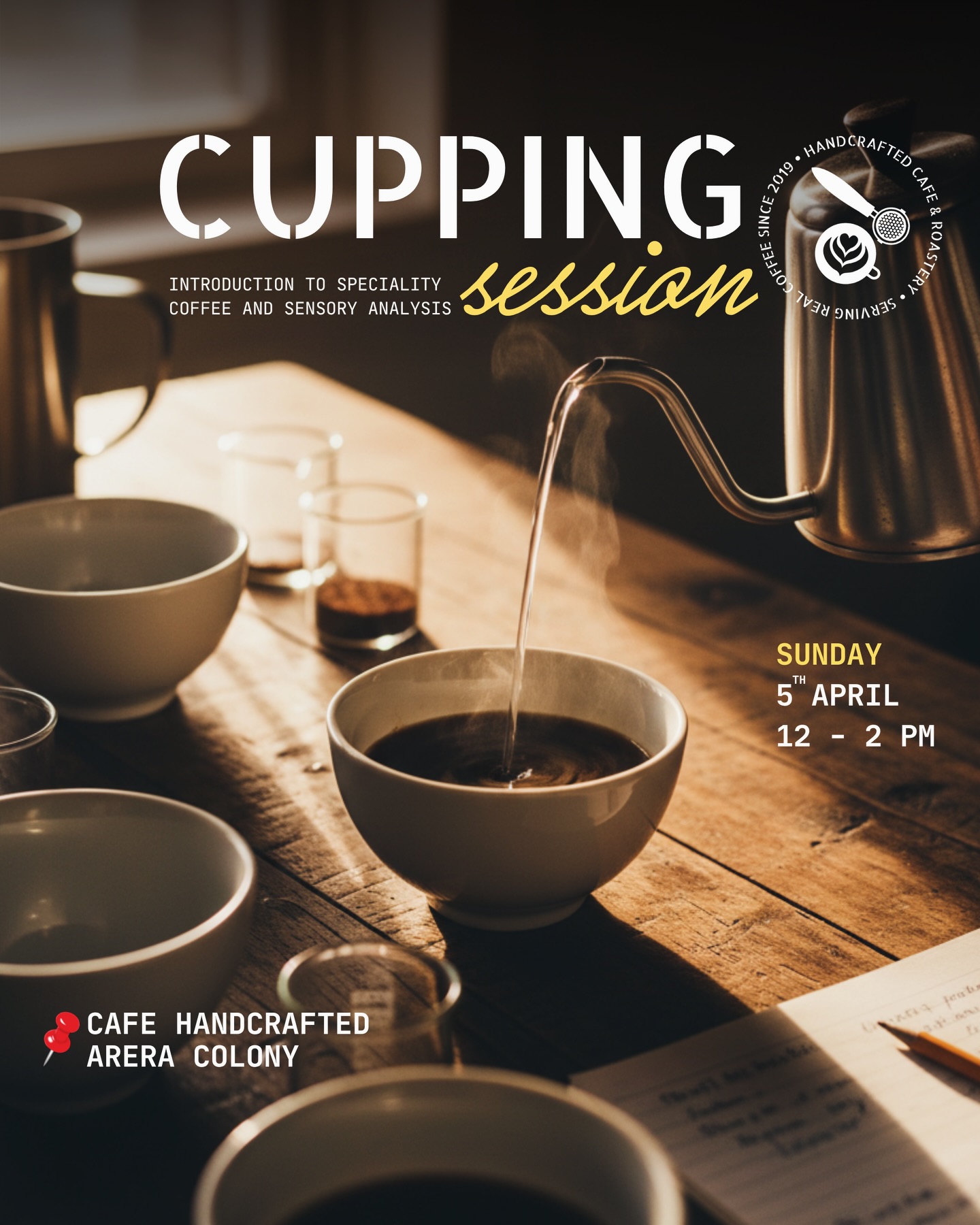 CUPPING SESSION tomorrow 12 PM! ๐จ
For all the newbies who have started following us, this is your chance to catch up with our regulars by learning about specialty coffee and how to taste different flavours and nuances in your cup! โ๏ธ
The session shall be conducted by our founder and head roaster @navneet_tiwariji ๐
You know where! ๐
Handcrafted Cafe & Roastery
๐E-3/75, Arera Colony, Bhopal