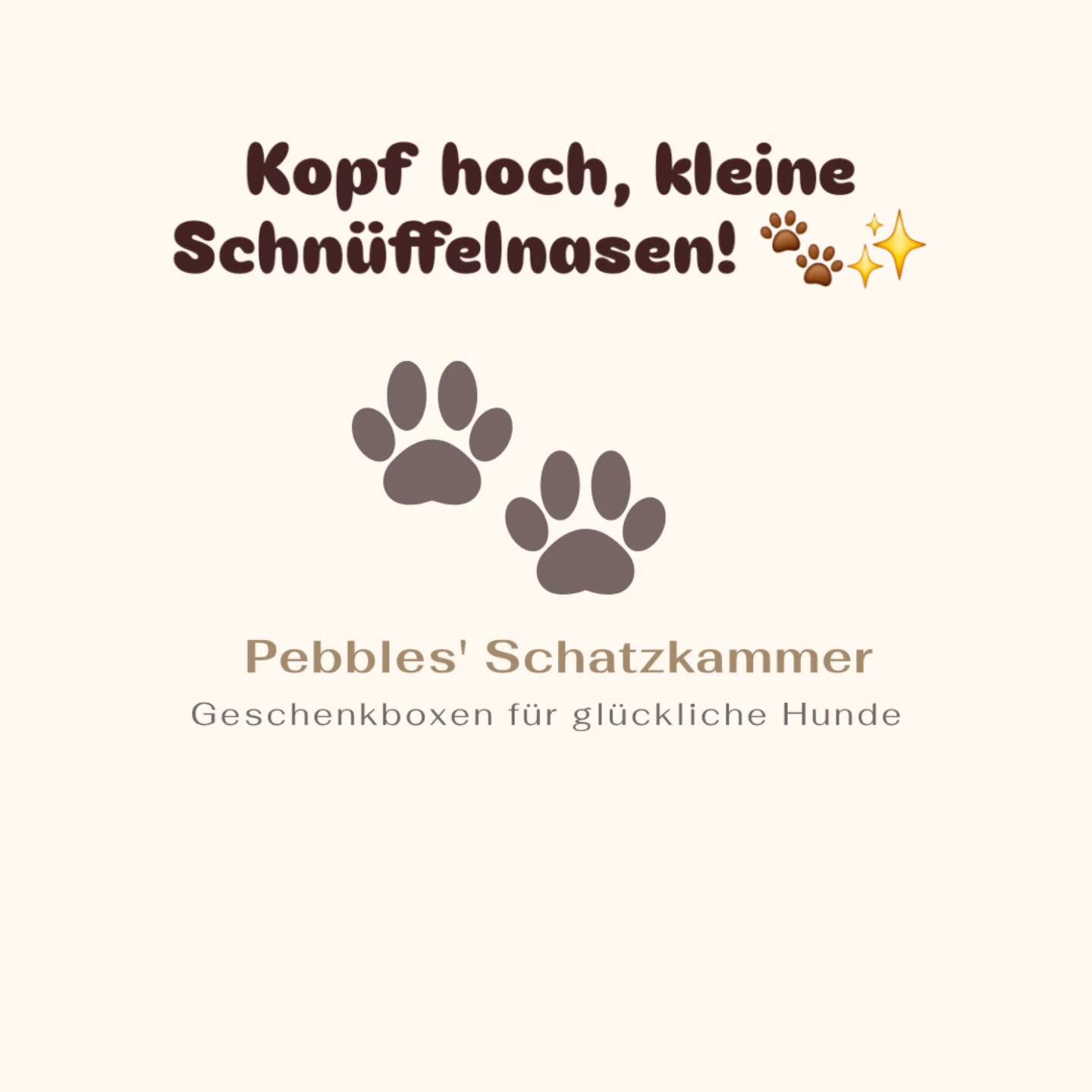 Die Auslosung für unseren Mümmel-Wahnsinn ist vorbei und die Gewinner sind bereits informiert. 🐰📦
An alle, deren Pfote diesmal nicht gezogen wurde: Seid nicht traurig! Pebbles und ich sind absolut überwältigt, wie viele fleißige Detektive sich in unserer Schatzkammer auf Eiersuche begeben haben. Ihr seid spitze! 🧡
Weil wir finden, dass jede Spürnase eine Belohnung verdient hat, haben wir ein kleines Trostpflaster für euch vorbereitet:
Mit dem Code SCHNÜFFELLIEBE bekommt ihr ab sofort 10 % Rabatt auf eure gesamte Bestellung im Shop! 🥕✨
Gültig bis Freitag, 10.04.2026!
Hüpft schnell rüber in den Shop (Link in Bio!) und sichert euch eure Lieblings-Schätze. 🐾
#pebblesschatzkammer #hundeliebe #Rabattcode #geschenkefürhunde ##fellnase