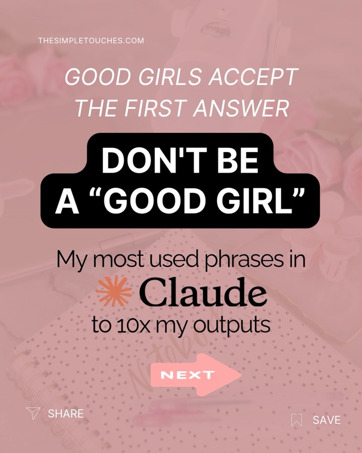 Your Claude prompts don’t even have to be that good tbh, just learn how to talk back, sis!
If you’re still just not quite getting there on your own, comment “CLAUDE”
#claudeforrealtors