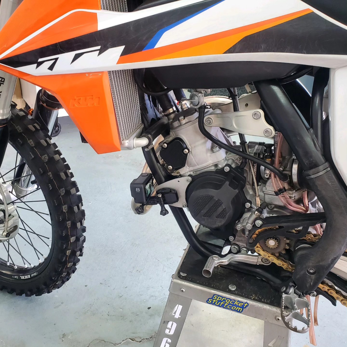 #ktm 125 mount.
We have 85/125/250f/350f/450f mounts.
Get your #wpsuspension dialed in!
#motocrossmetrics #gopro