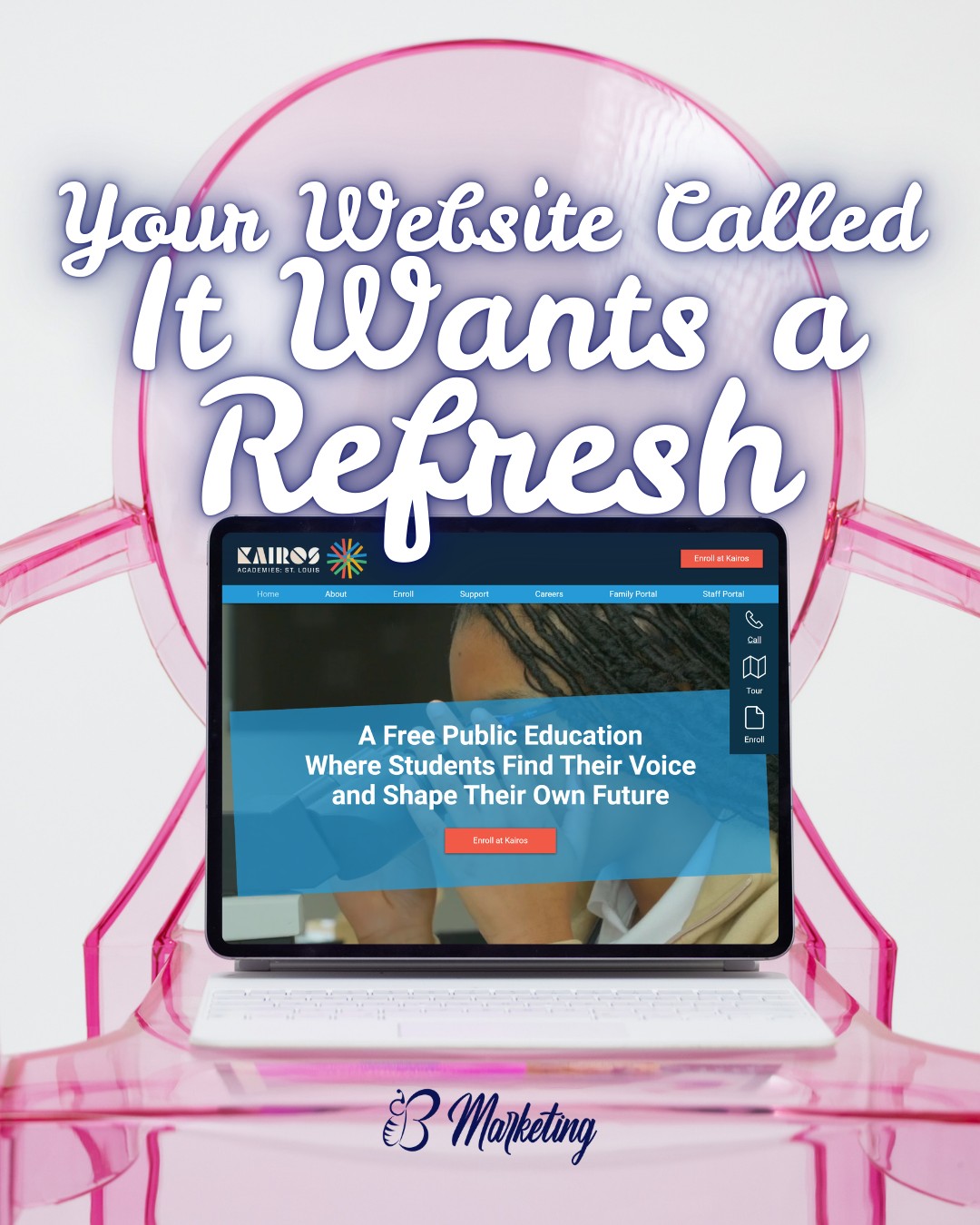 If your website feels a little tired and your team keeps saying, “We really need to fix that,” this might be your sign.
Your website should reflect the work you’re doing today, not the version of your organization from three or five years ago. When it’s clear, current, and thoughtfully designed, it becomes a powerful tool for communicating your mission and connecting with the people you serve.
That’s exactly what Website in a Week is built for. Whether you need a full refresh or you’re starting from scratch, this focused, intentional process helps you walk away with a site that feels aligned, professional, and ready to share.
Because the work you’re doing matters, and your website should reflect that. 💖
Learn more about our Website in a Week service here: https://www.thebmarketing.com/website-in-a-week (link in bio)
#BMarketing #WebsiteDesign #MarketingStrategy #DigitalMarketing #MarketingTips #ShowUpWithConfidence