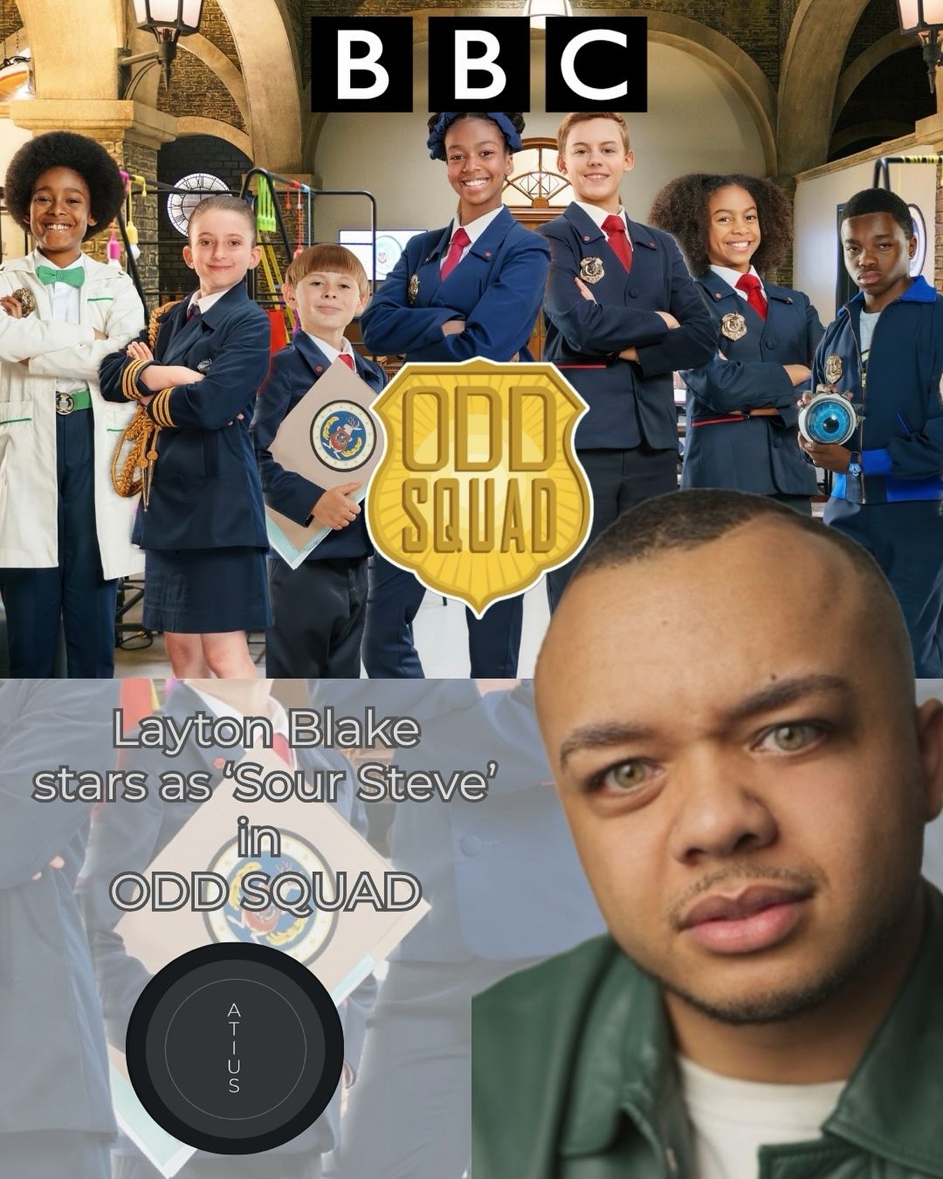 ODD SQUAD Series 5 will be available to watch from April 6th starring our brilliant Layton Blake as ‘Sour Steve’!
• Every weekday on CBBC at 4:40pm • 5 Eps will be released every Monday on iPlayer at 10am
Casting by @emmastaffordcasting 👏🏼
#atiusactors
#atiusmanagement