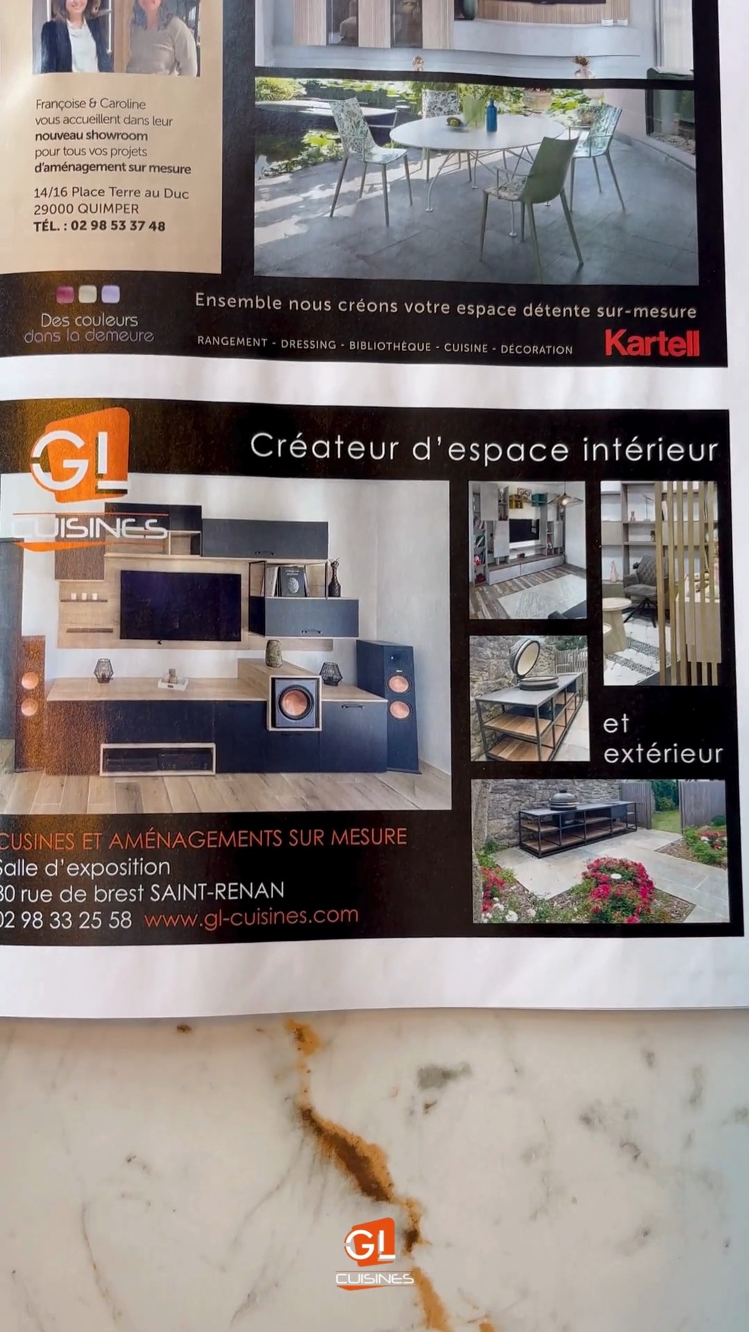 Nouvelle apparition dans le @tendancesmagazine de ce mois d'avril 🌷🪻
Edition sur les thèmes des solutions d'aménagement de meubles TV et cuisines extérieures ✨
L'équipe GL Cuisines
Saint-Renan 📍
____________________
#cuisinistes #décorationintérieur #saintrenan