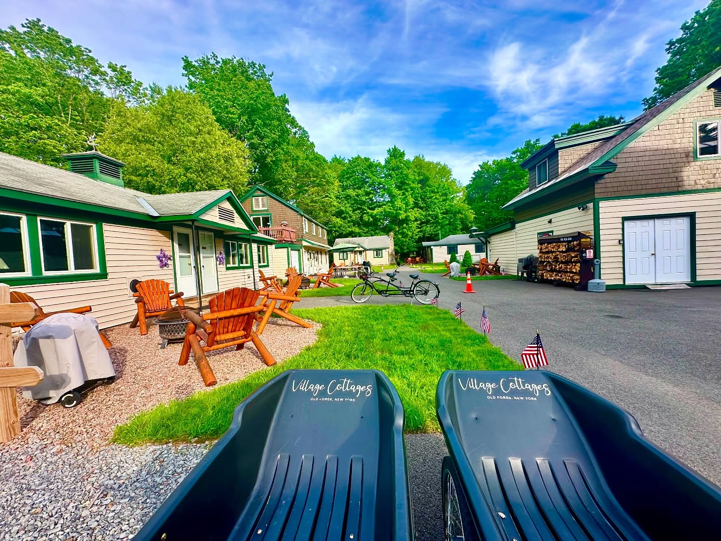 Happy Memorial Day Weekend! 🇺🇸#villagecottages #oldforge #adirondacks #memorialdayweekend #summer #vacation