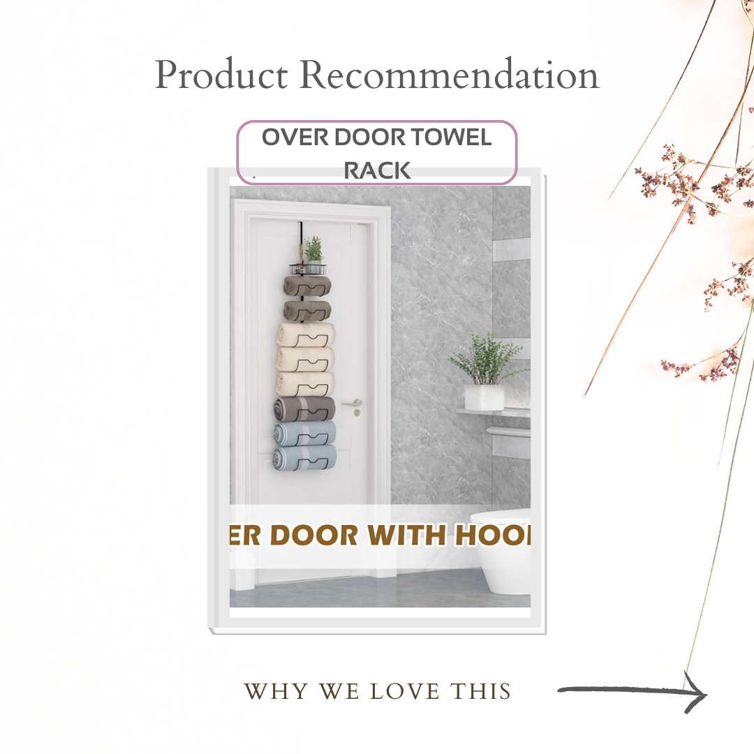 Living in a small space with zero linen closet? Meet your new secret weapon.
An over‑the‑door towel rack instantly turns an unused door into functional storage — no tools, no holes, no stress.
Hang towels, robes, or extra linens and watch your bathroom go from cluttered to cleverly organized in seconds.
#SmallSpaceSolutions #BathroomOrganization #OverTheDoorStorage #TinyHomeHacks #NoLinenClosetNoProblem #SmartStorage #HomeOrganization #DeclutterYourSpace #RentalFriendly #OrganizeYourLife