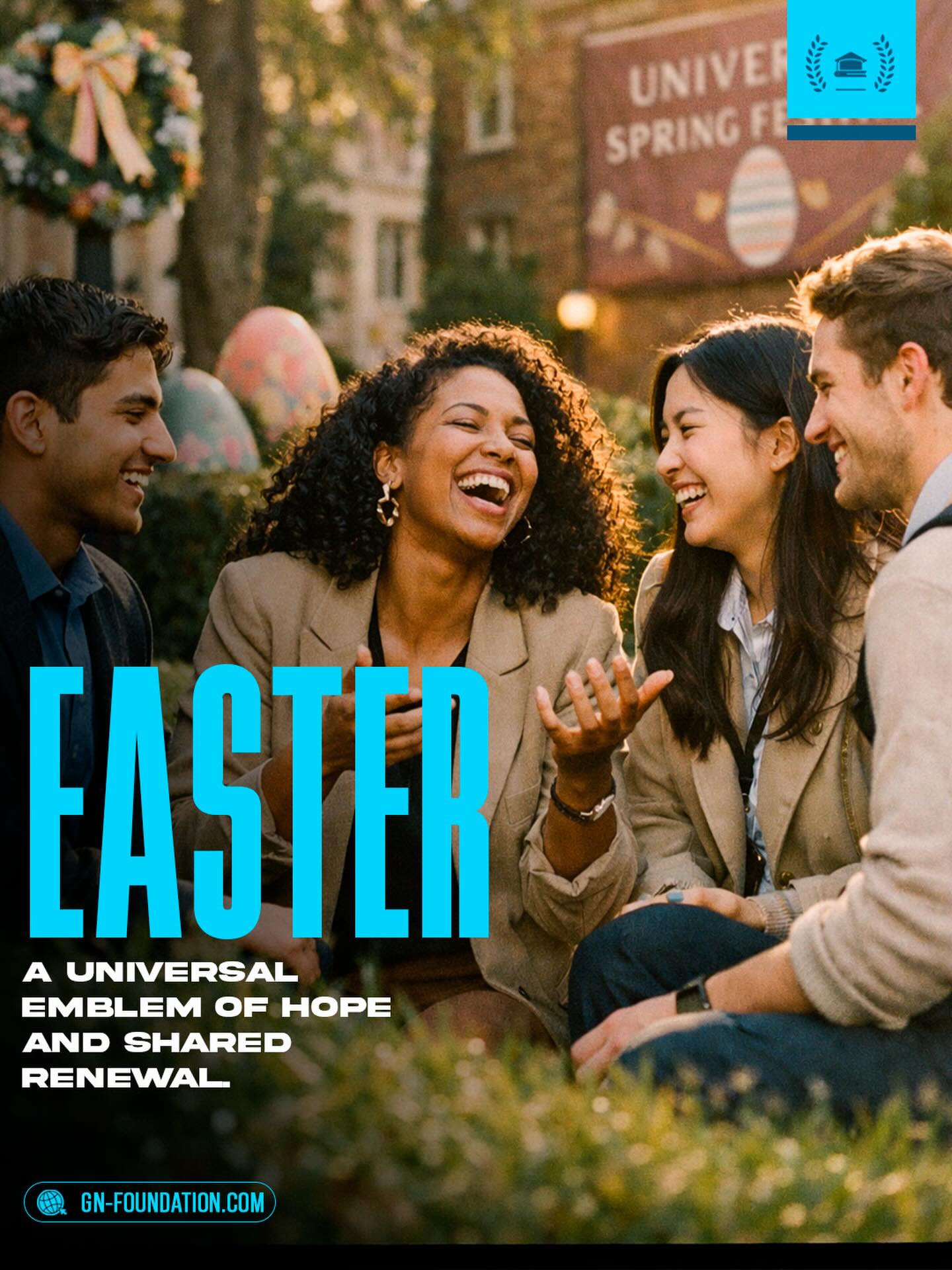 A Páscoa é um momento de celebração que ecoa pelo mundo inteiro, unindo diferentes povos em um sentimento de renovação. 🌎
Independentemente da sua cultura ou tradições, todos nós da @gen.foundation desejamos que o seu dia seja marcado pelo encontro com aqueles que você ama. ❤️
Que hoje seja um dia para celebrar a vida e a companhia de quem nos faz bem.
Feliz Páscoa! 🙏
Easter is a moment of celebration that echoes around the world, uniting different people in a sense of renewal. 🌎
Regardless of your culture or traditions, all of us at @gen.foundation wish that your day is marked by gathering with those you love. ❤️
May today be a day to celebrate life and the company of those who bring us joy.
Happy Easter! 🙏
#GNFoundation #Easter #Culture #University #Celebration