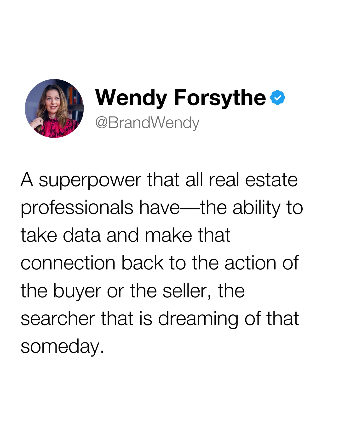Beverly leads marketing at Zillow—one of 350 marketers working on a brand that’s not just part of culture. It IS culture.
In this episode, she breaks down “Someday Starts Today” Zillow’s new platform (not campaign, platform) that launched during the Grammys.
Beverly’s marketing framework:
Data → Insight → Story
Don’t stop at the data. Push past the data points to breakthrough insights. Then tell stories that resonate.
Catch the full episode 🔗 link in bio
#XFactorMarketing #BeverlyJackson #Zillow #SomedayStartsToday #RealEstateMarketing