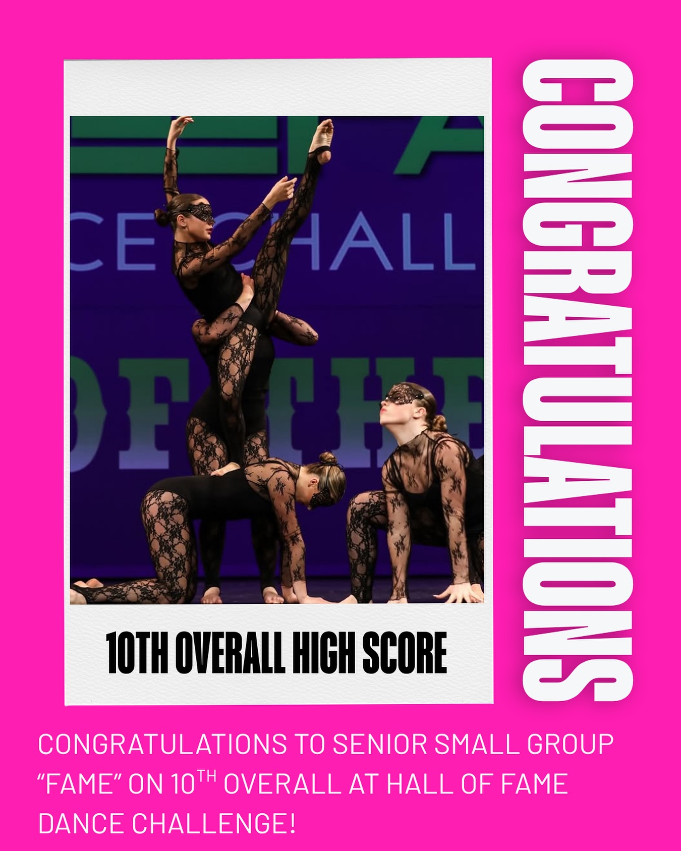 Congratulations Fame 🩷✨